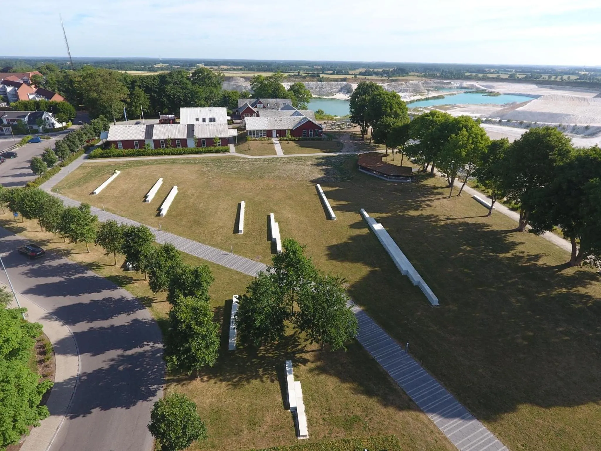 Garden in Danhostel Faxe Kalkbrud