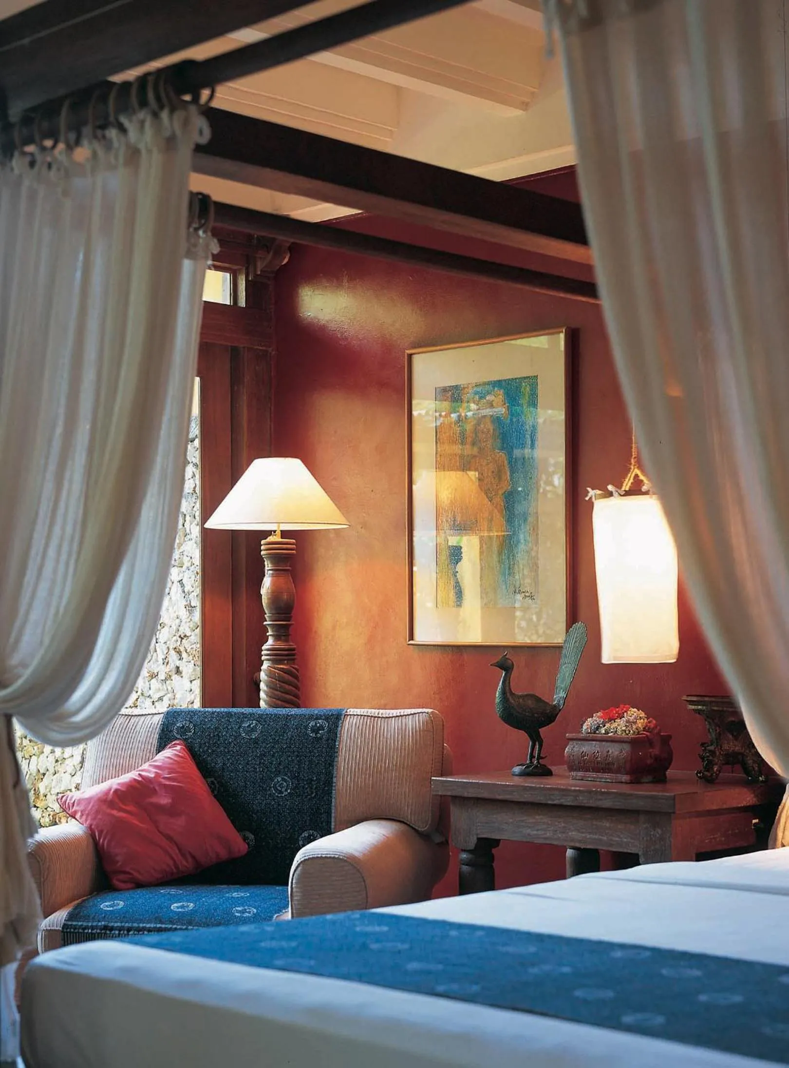 Bed in Hotel Tugu Bali