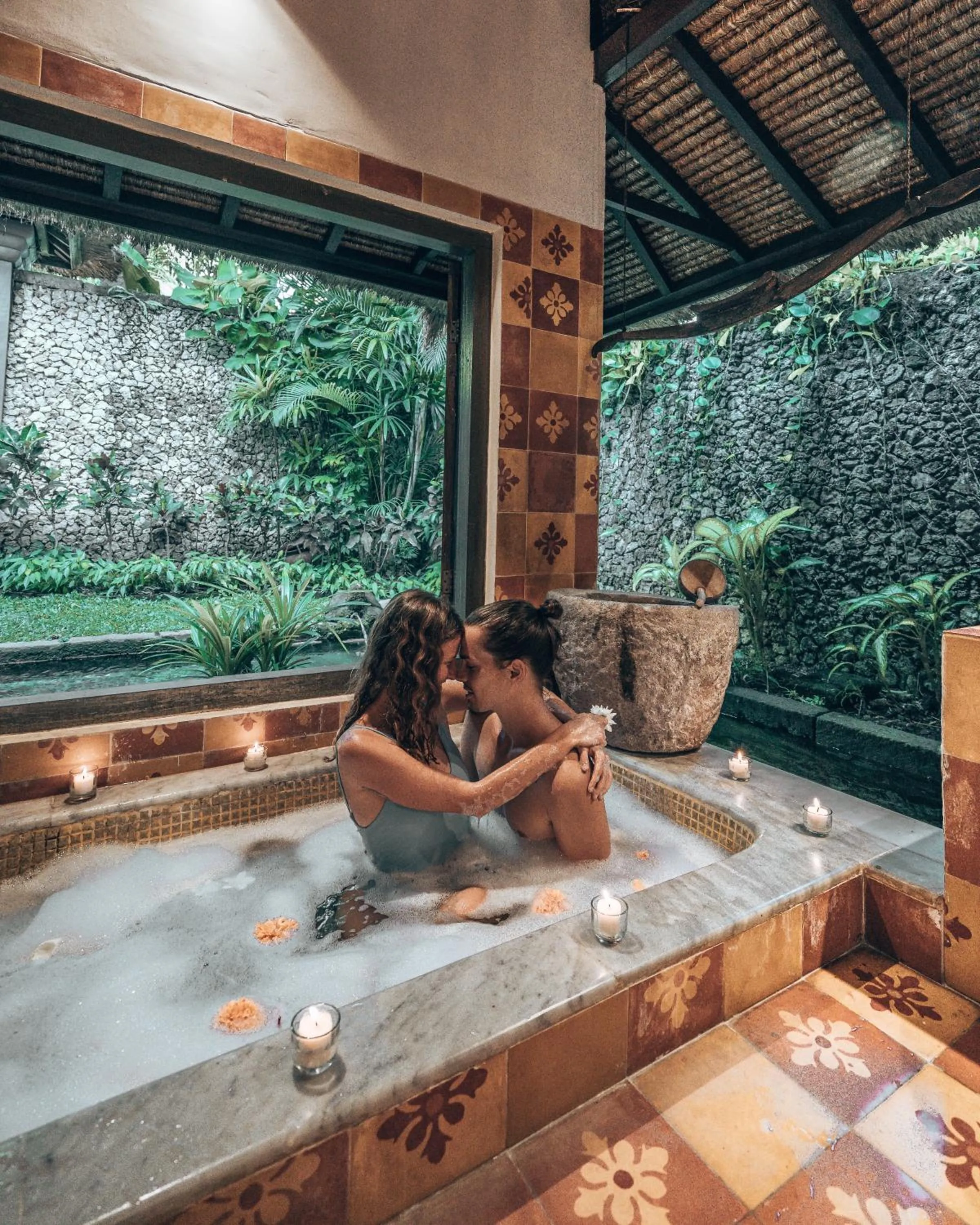 Bathroom in Hotel Tugu Bali