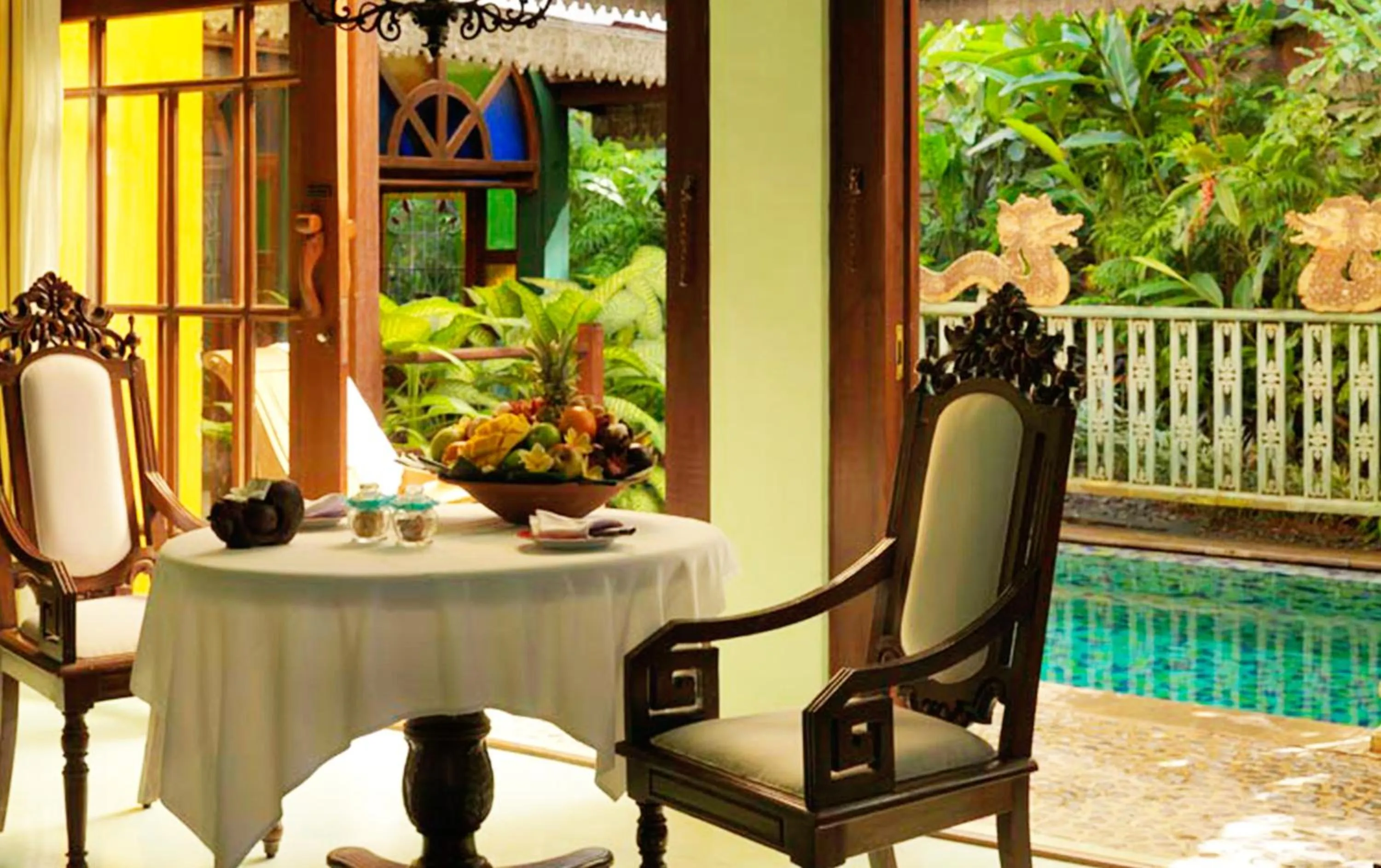 Balcony/Terrace in Hotel Tugu Bali