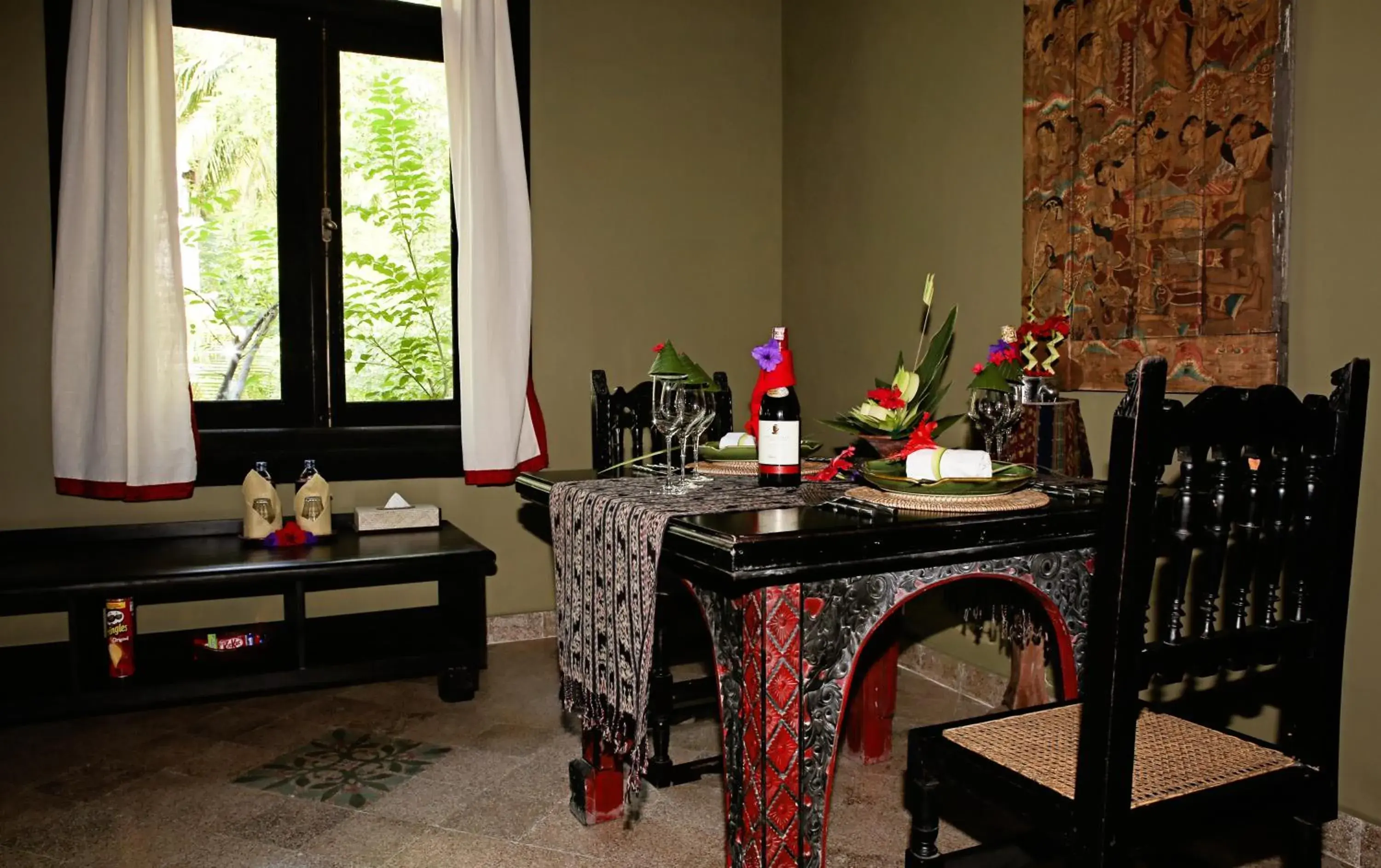 Living room in Hotel Tugu Lombok Living room in Hotel Tugu Lombok