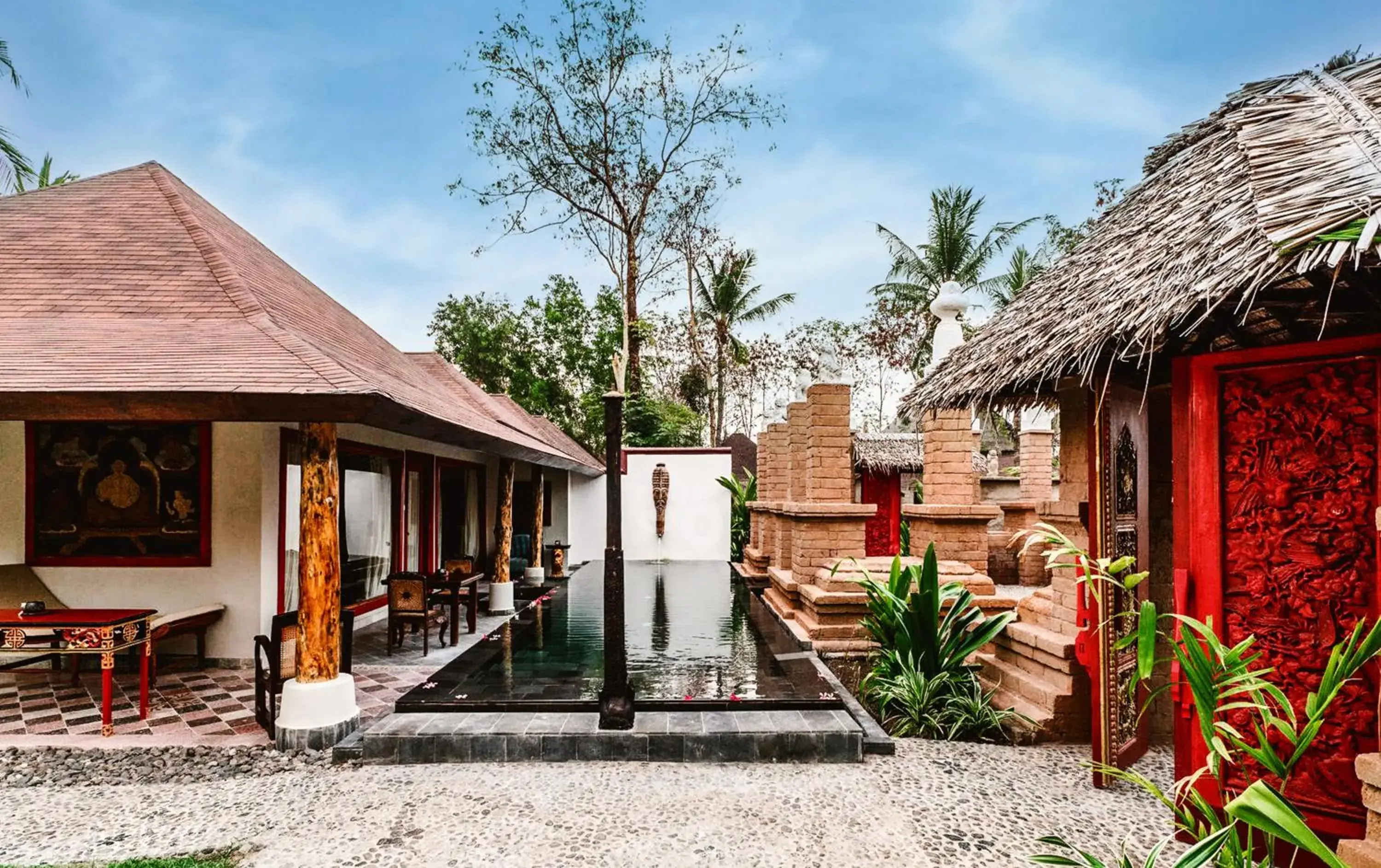 Swimming pool in Hotel Tugu Lombok Swimming pool in Hotel Tugu Lombok