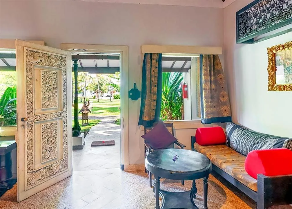 Living room in Hotel Tugu Lombok