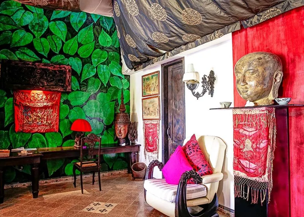 Living room in Hotel Tugu Lombok