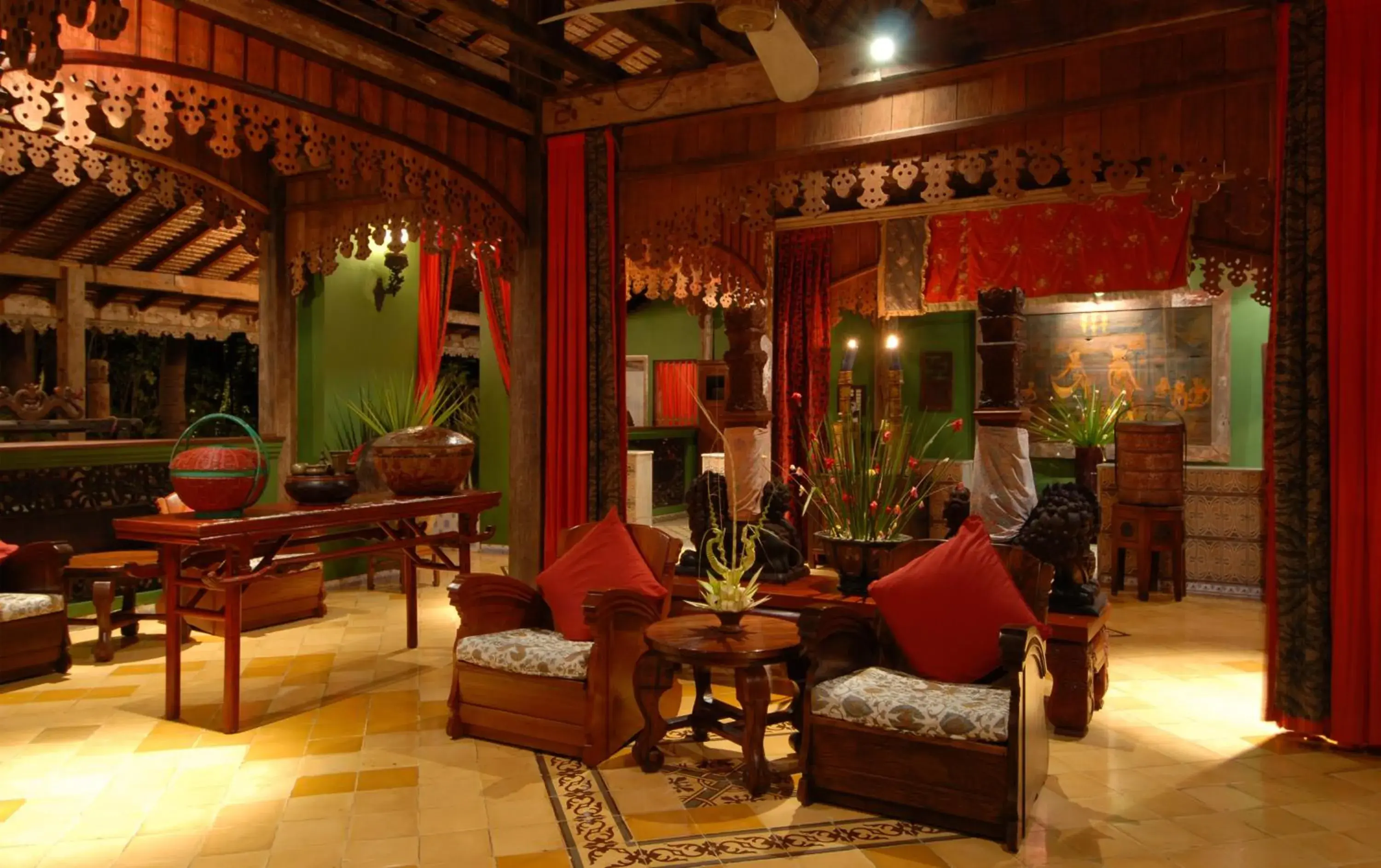 Lobby or reception in Hotel Tugu Lombok Lobby or reception in Hotel Tugu Lombok