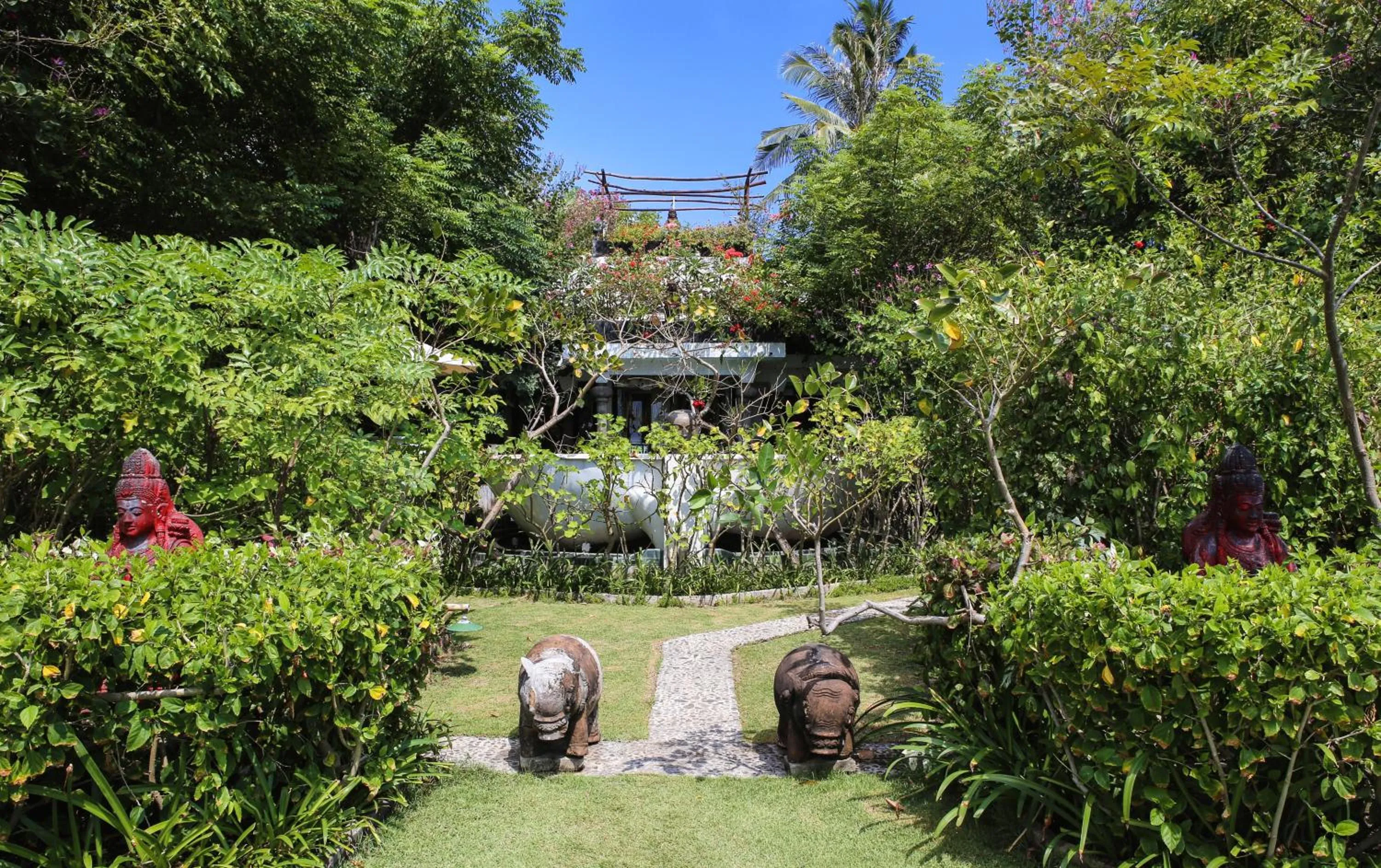 Garden in Hotel Tugu Lombok