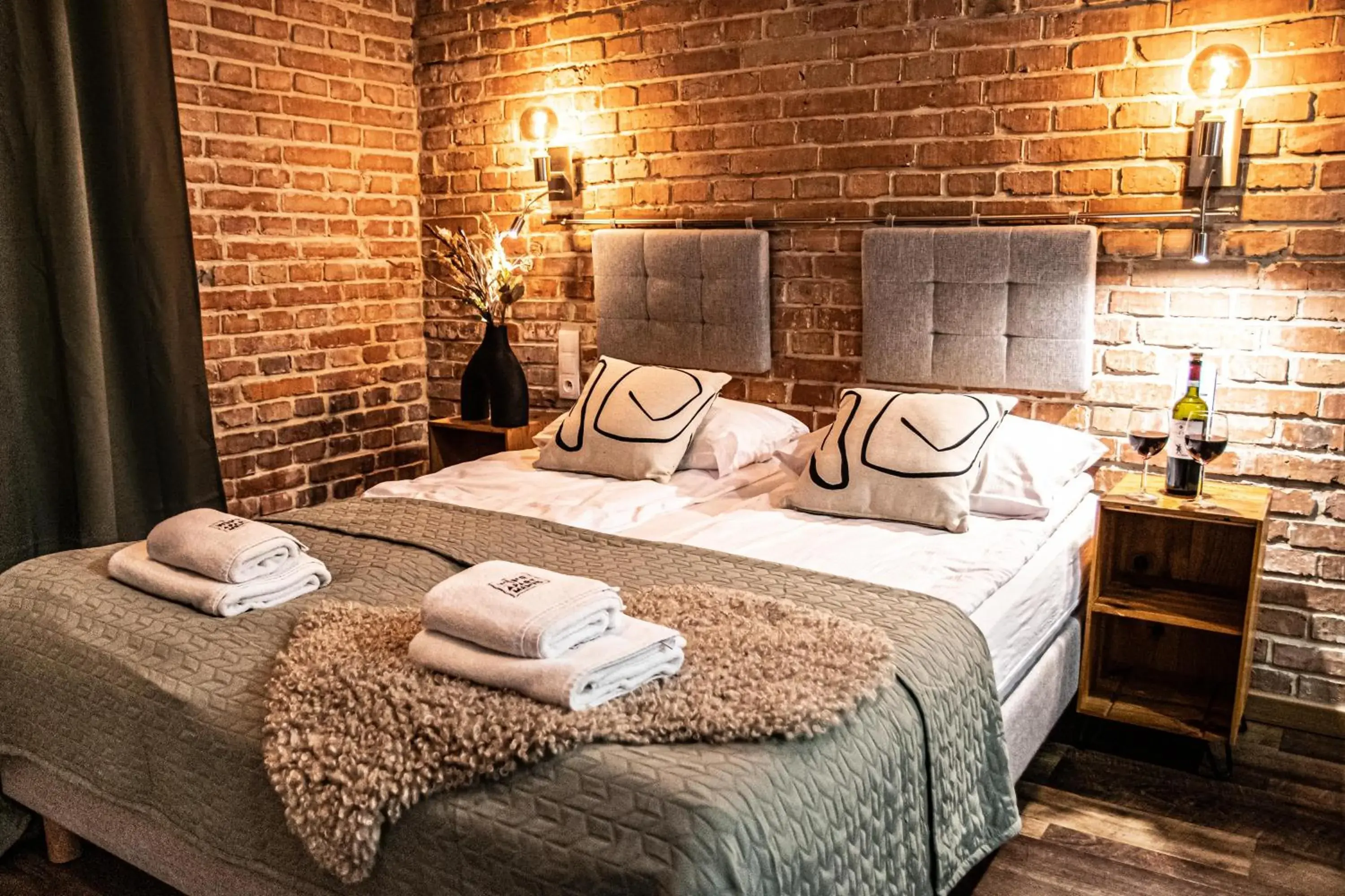 Bed in Wine Apartments Bed in Wine Apartments