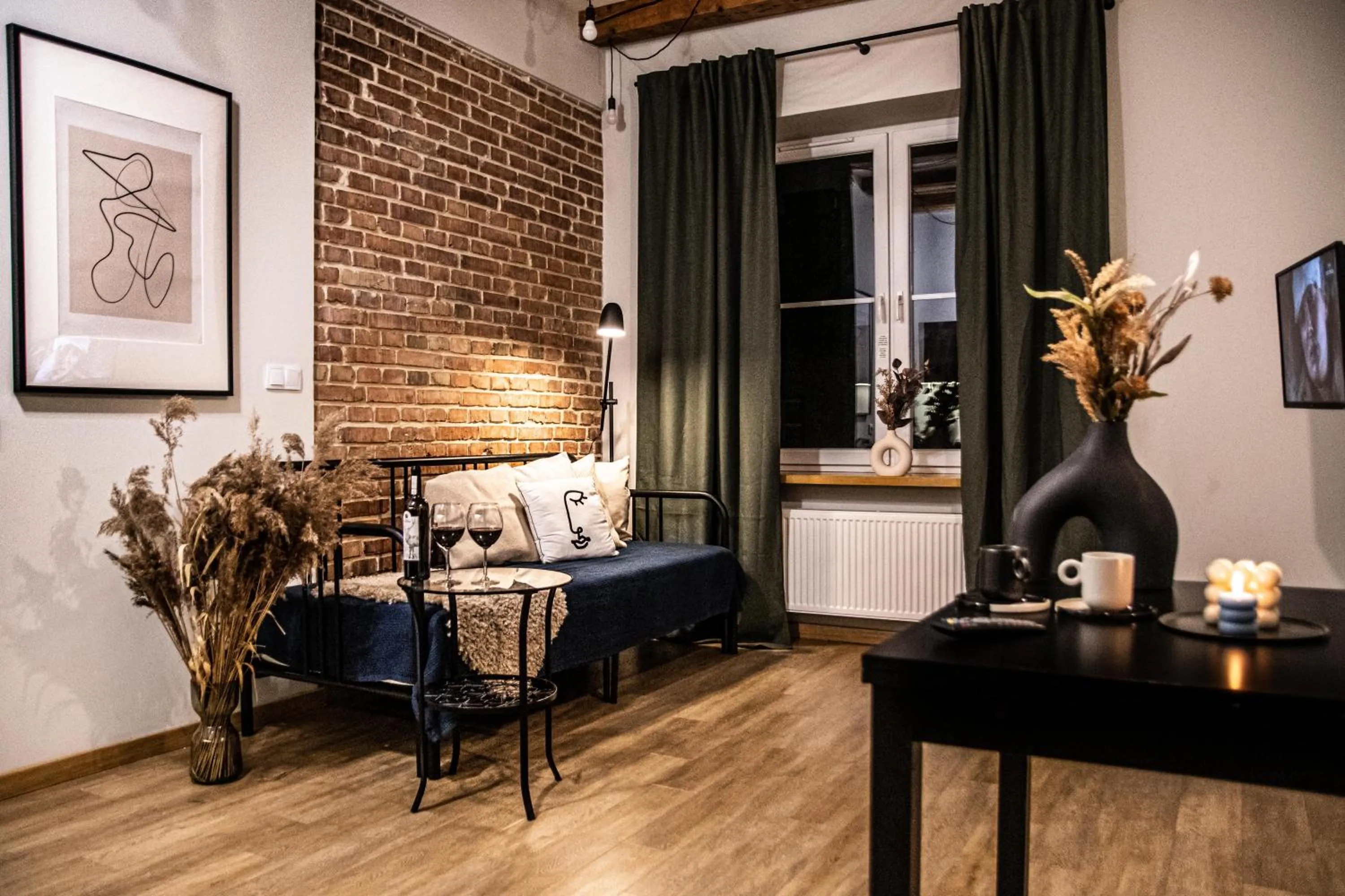 Living room in Wine Apartments