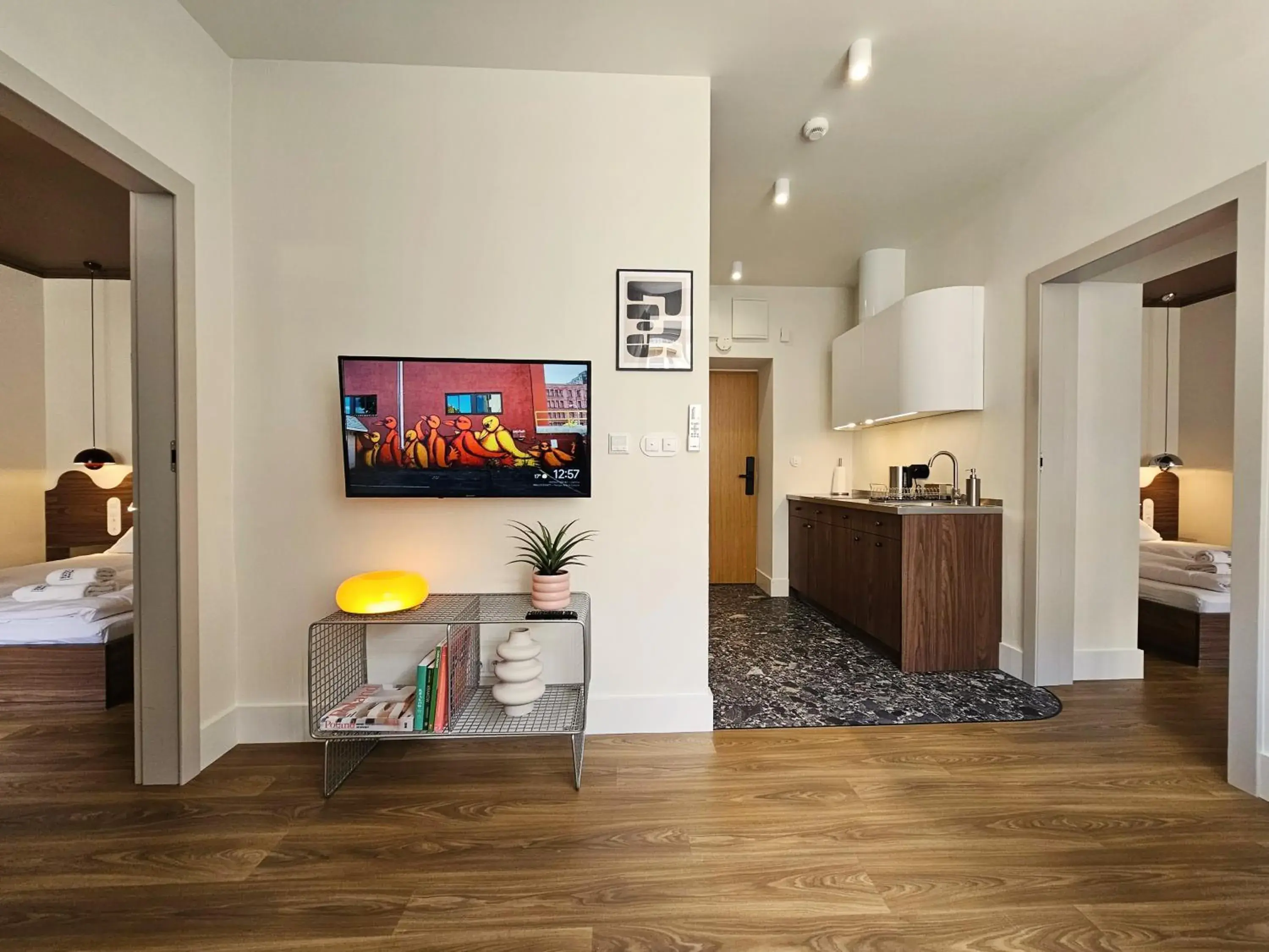 TV and multimedia, Bed in Wine Apartments TV and multimedia, Bed in Wine Apartments