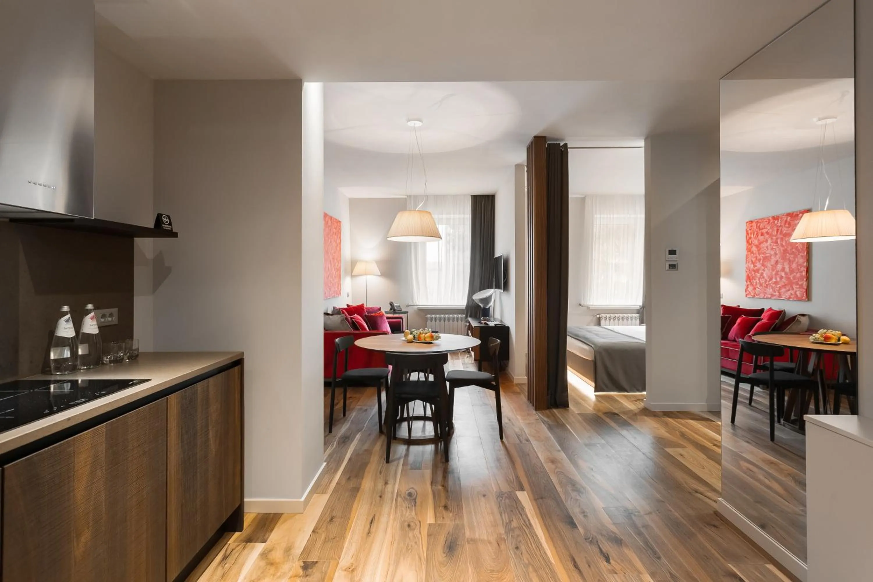 Kitchen or kitchenette in Il Decameron Luxury Design Hotel