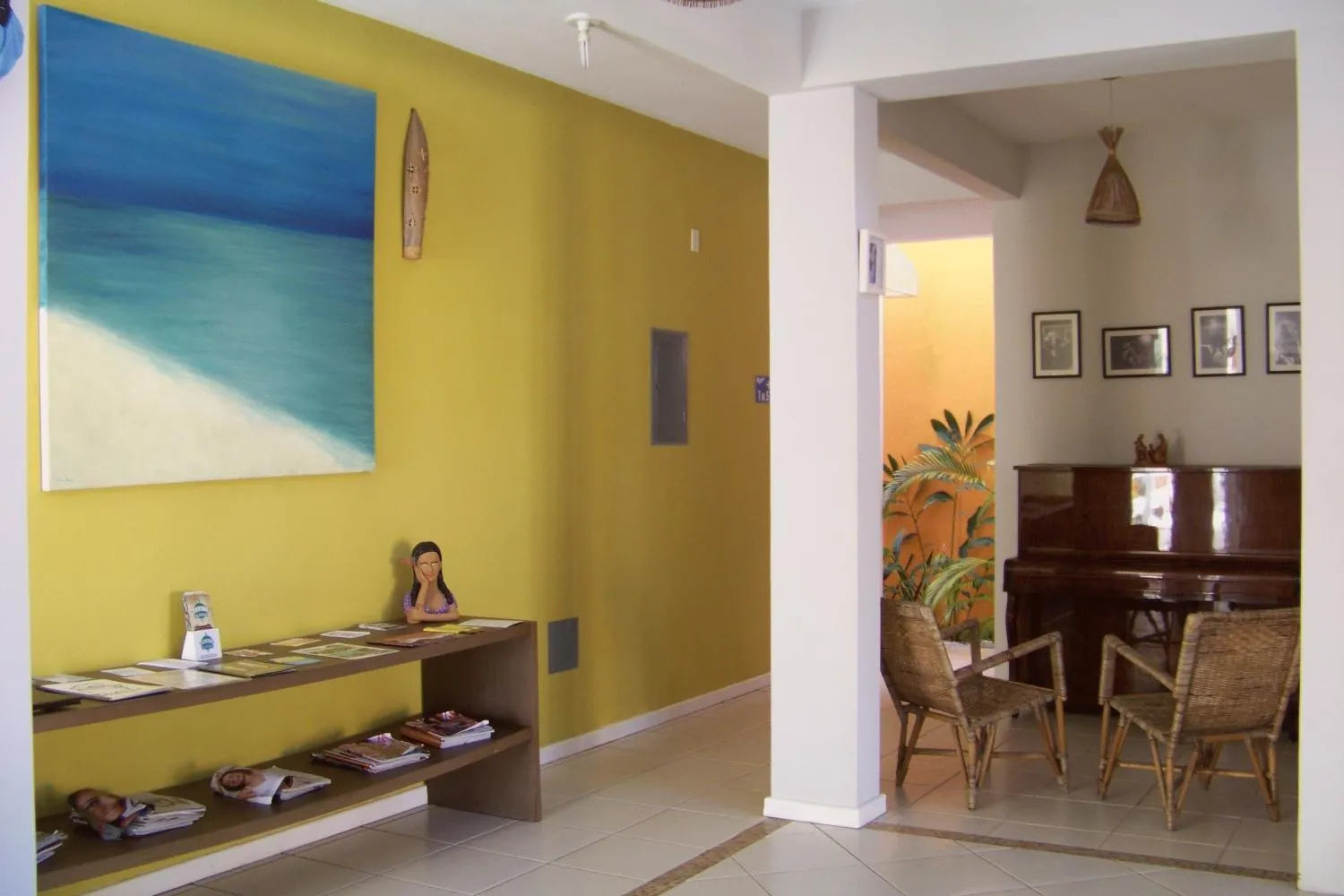 Decorative detail in Capitães de Areia Pousada