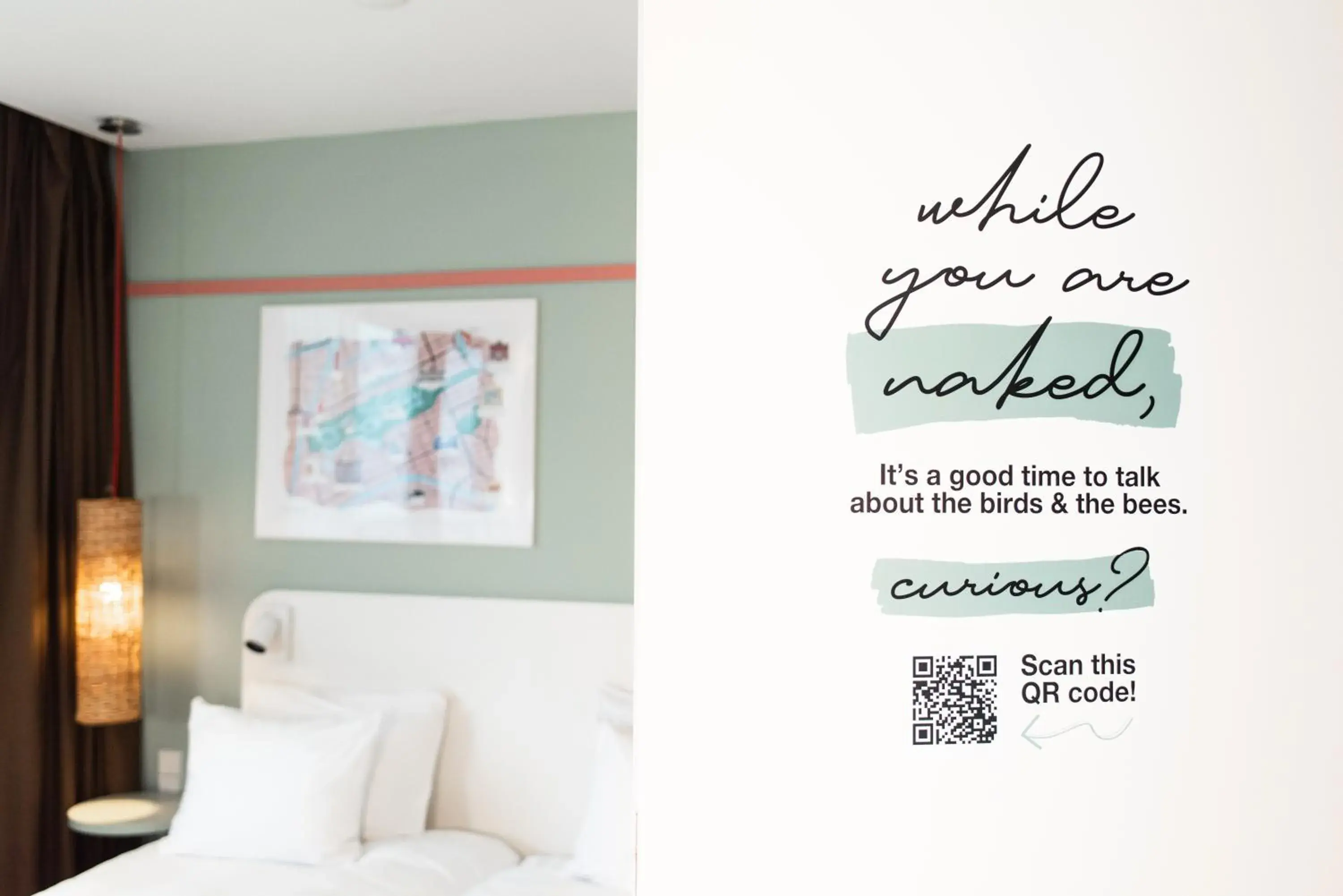 Property logo or sign, Bed in Conscious Hotel Vondelpark Property logo or sign, Bed in Conscious Hotel Vondelpark