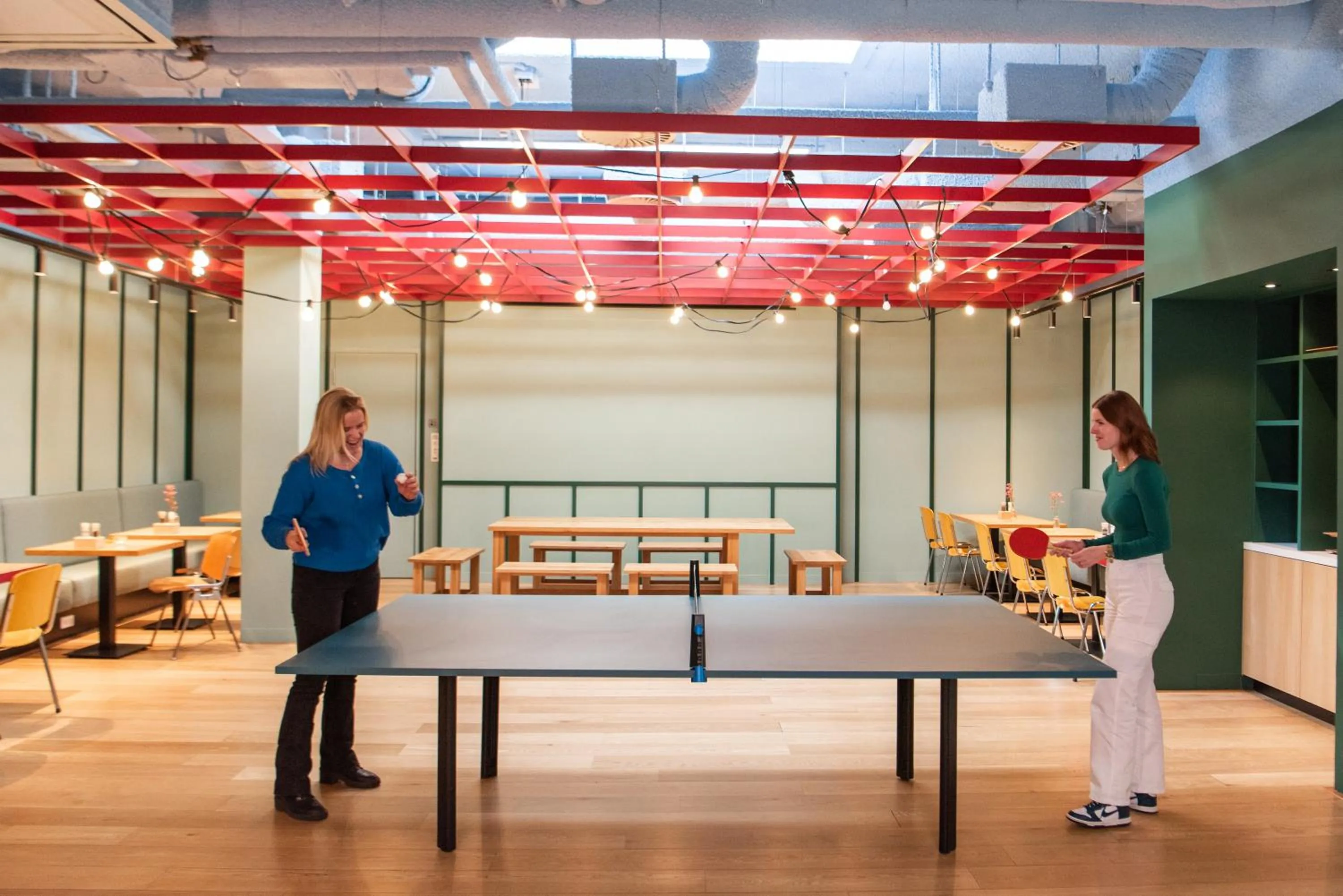 People in Conscious Hotel Vondelpark