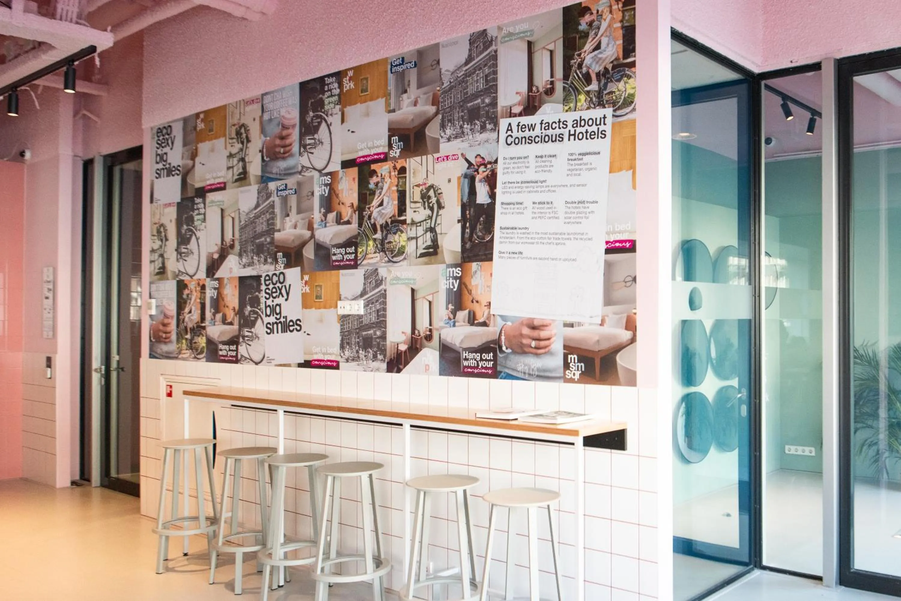 Restaurant/places to eat in Conscious Hotel Vondelpark