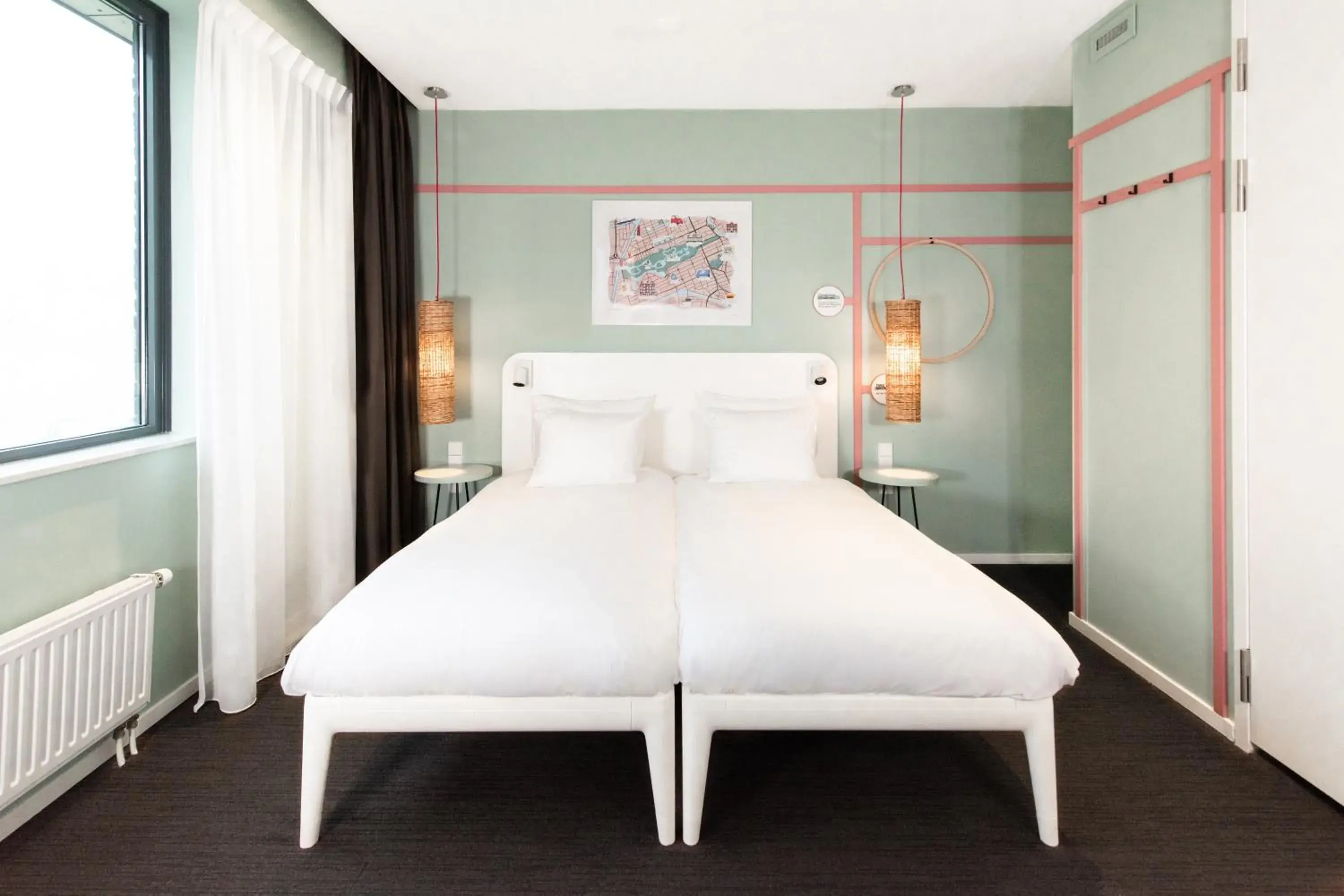 Twin Room in Conscious Hotel Vondelpark Twin Room in Conscious Hotel Vondelpark