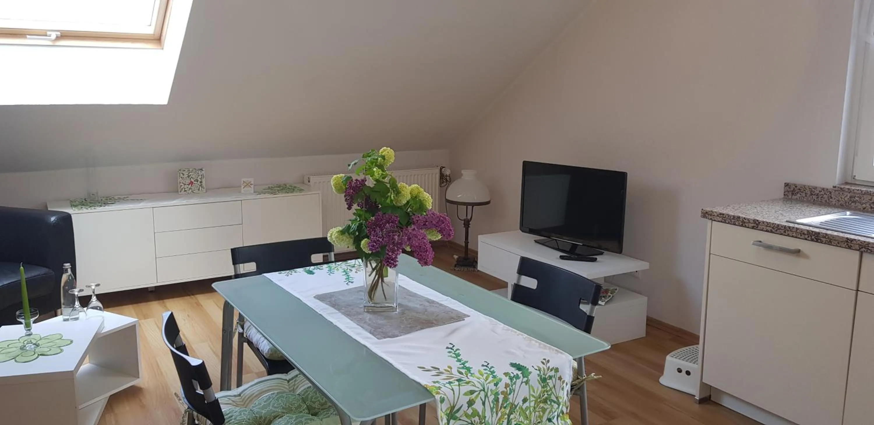 Living room in Aparthotel am Kurpark