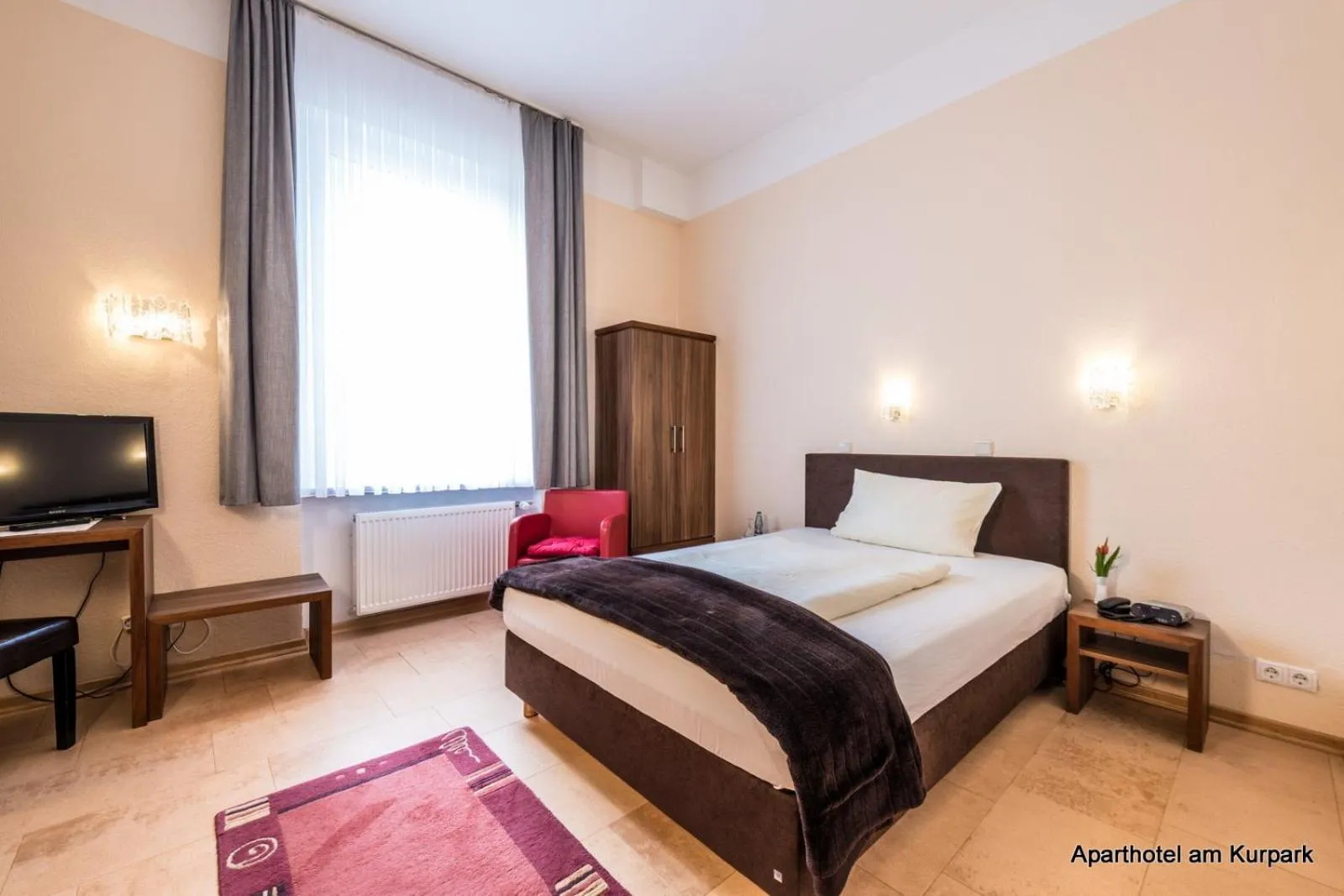 Bed in Aparthotel am Kurpark