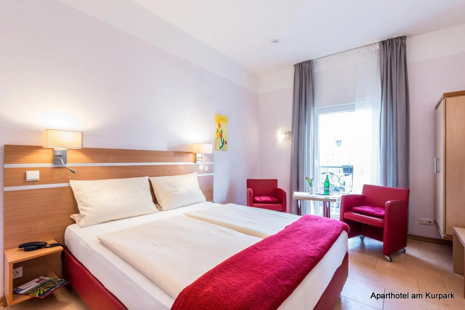 Bed in Aparthotel am Kurpark