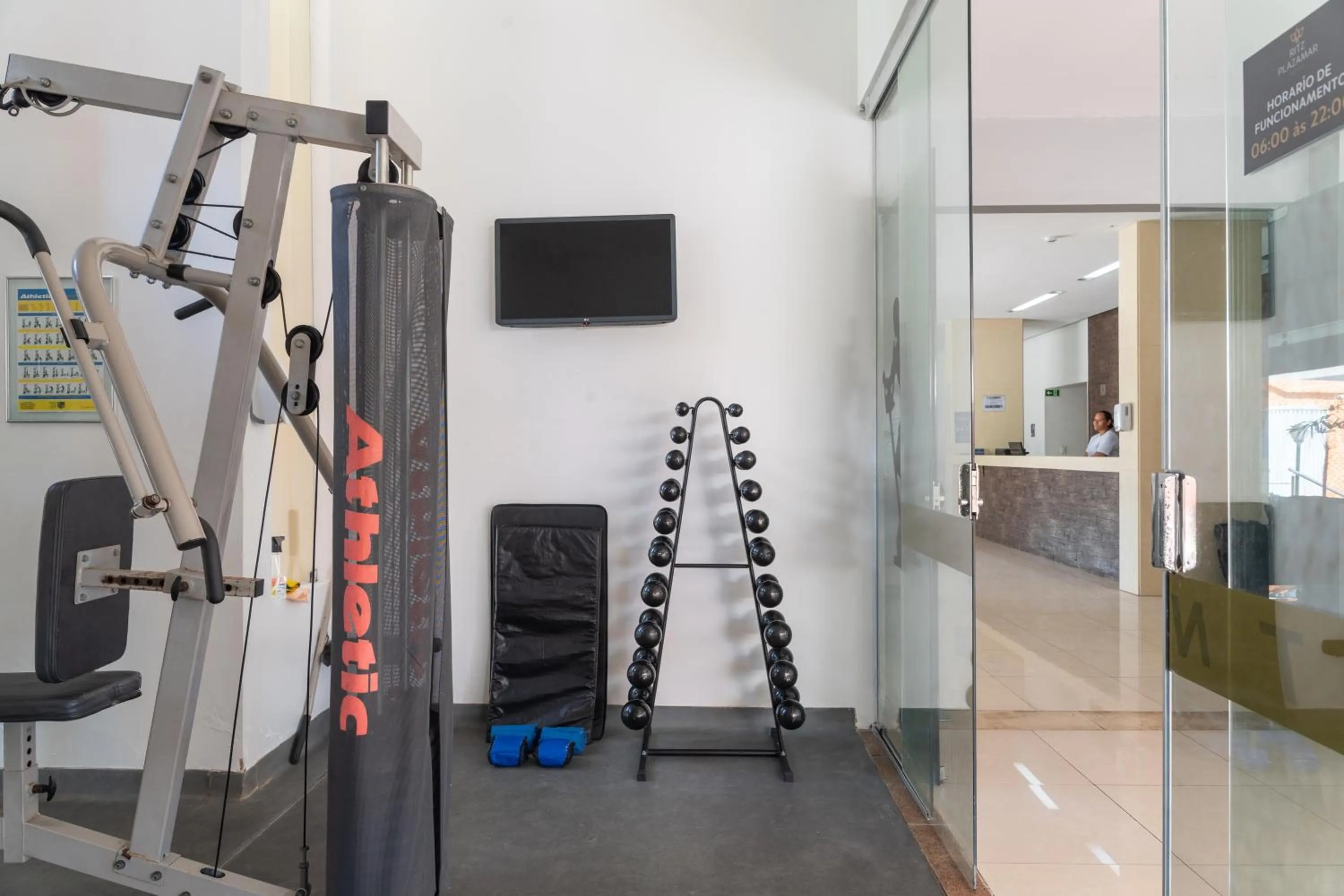Fitness centre/facilities in Ritz Plazamar Hotel
