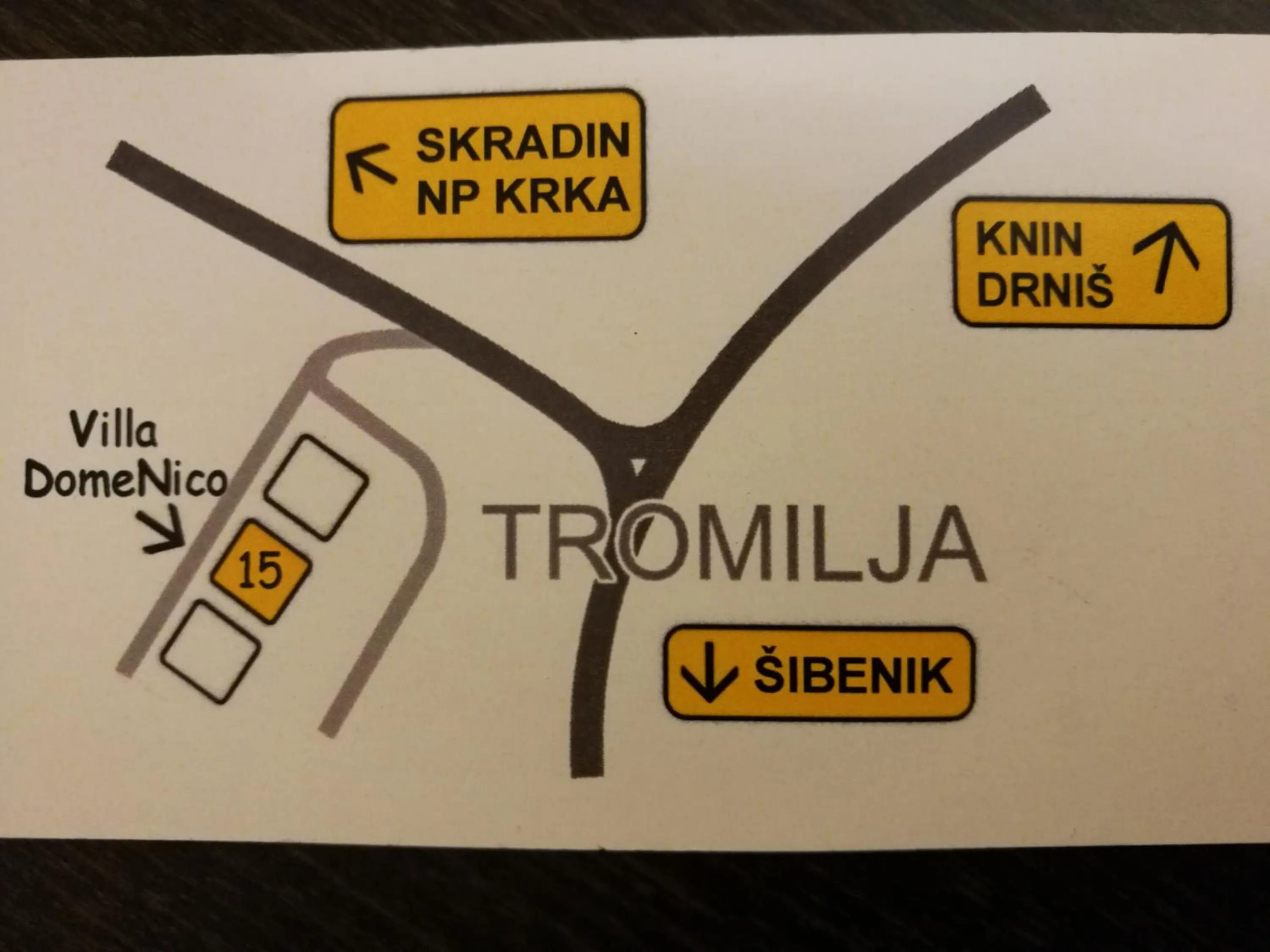 Location in Guesthouse Villa DomeNico