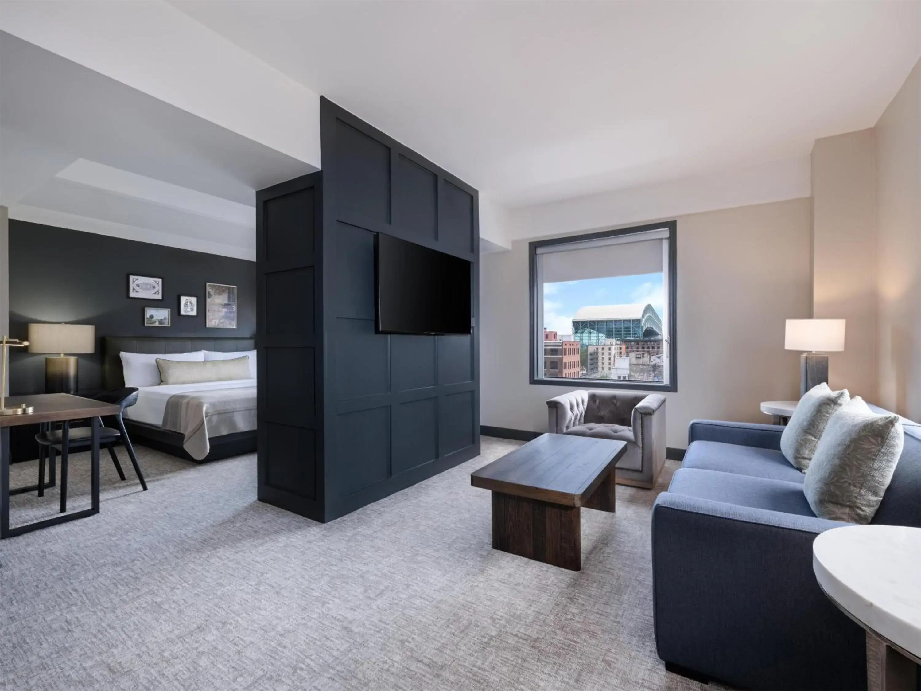 One-Bedroom Junior King Suite in The Sam Houston Hotel, Curio Collection by Hilton One-Bedroom Junior King Suite in The Sam Houston Hotel, Curio Collection by Hilton