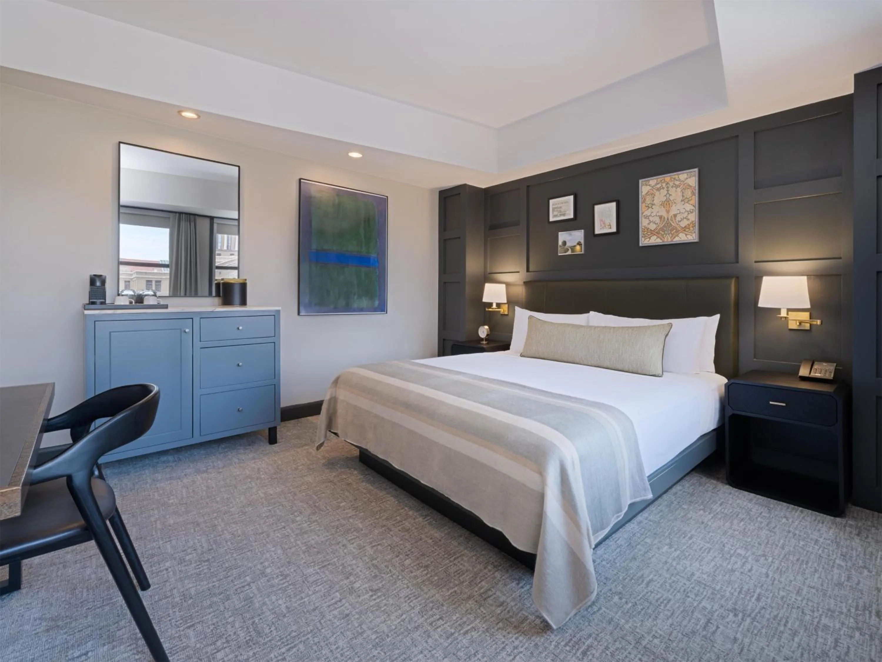 Bed in The Sam Houston, Tapestry Collection by Hilton