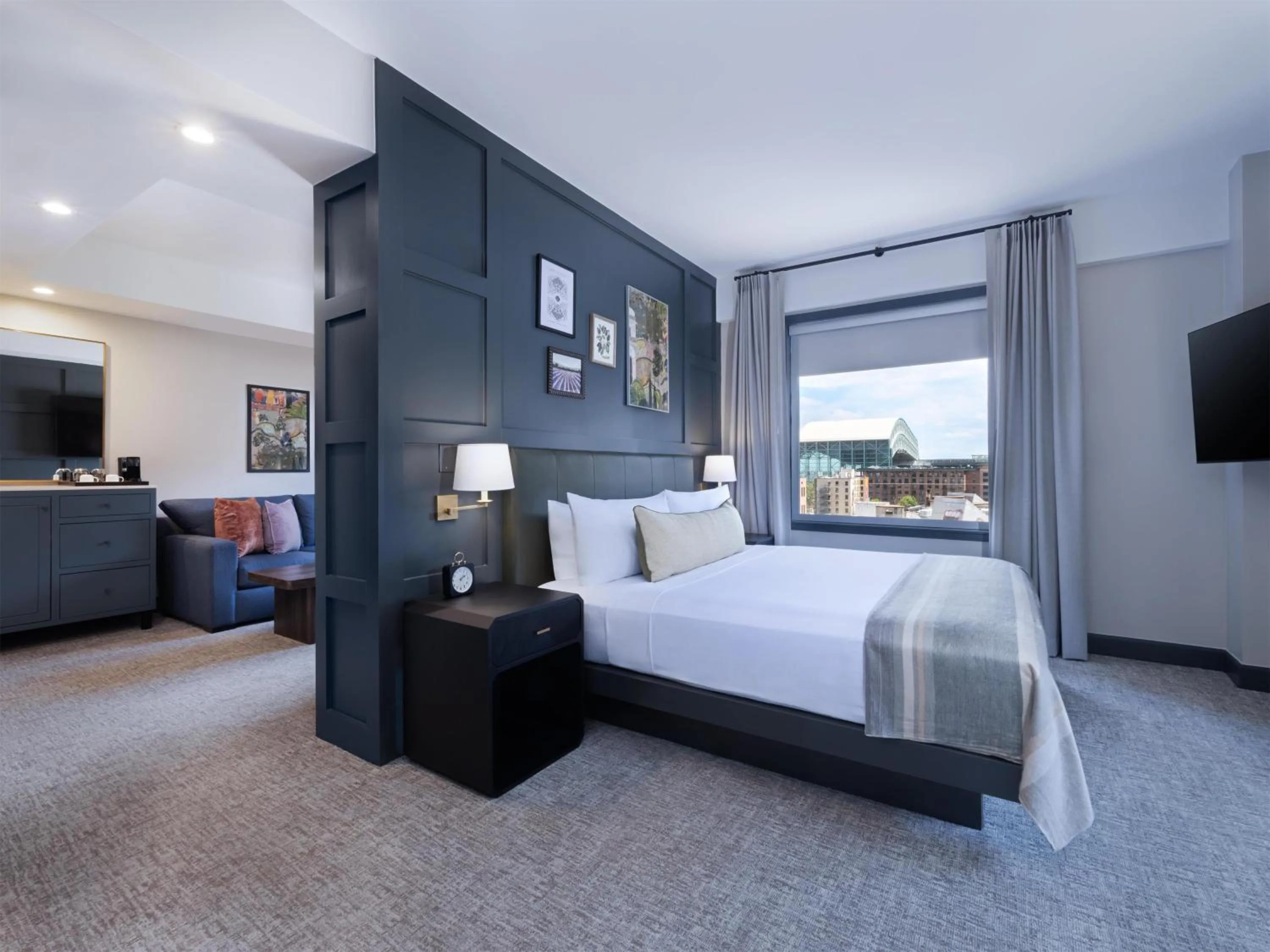 Bed in The Sam Houston, Tapestry Collection by Hilton