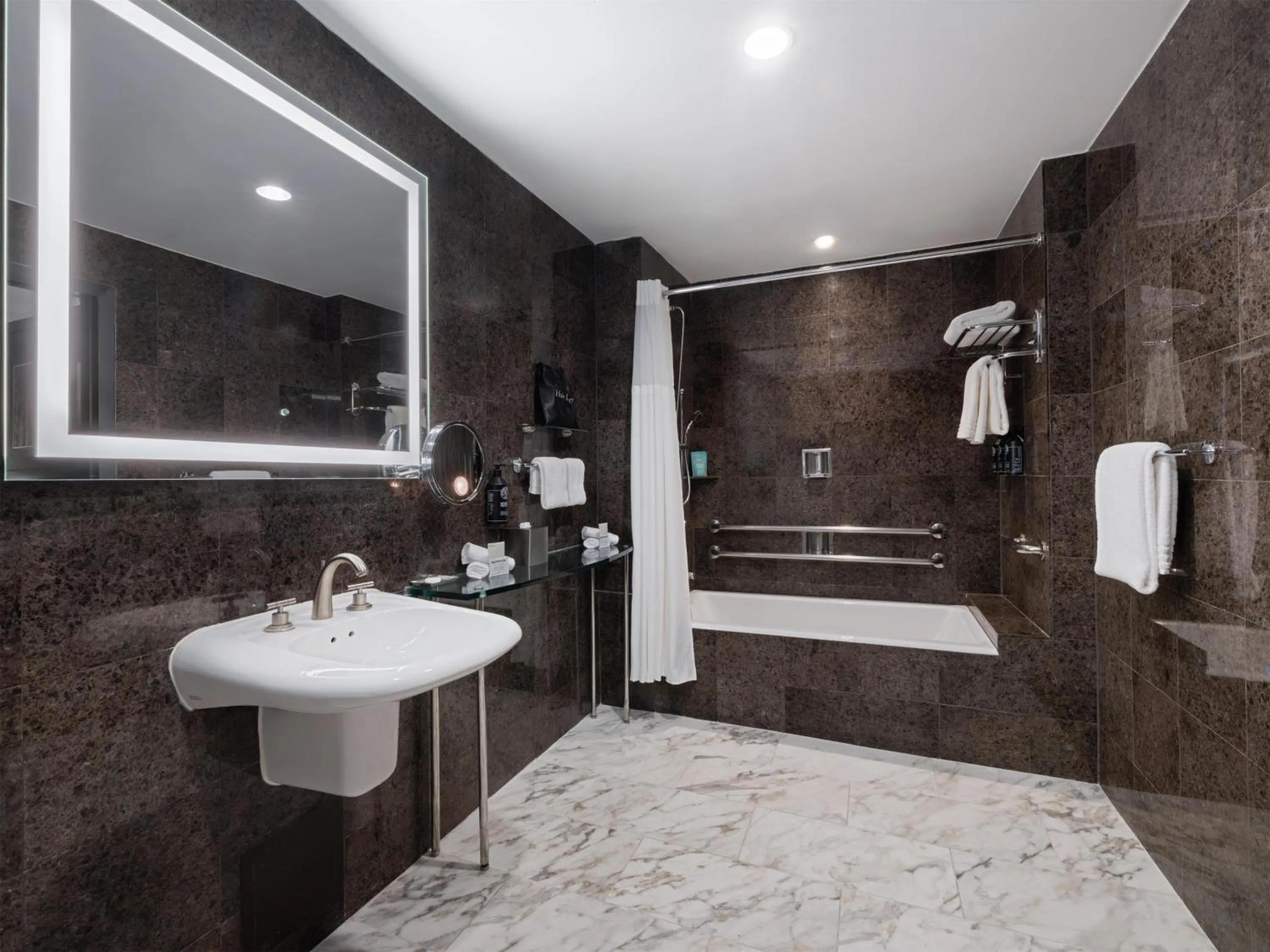 Shower in The Sam Houston, Tapestry Collection by Hilton