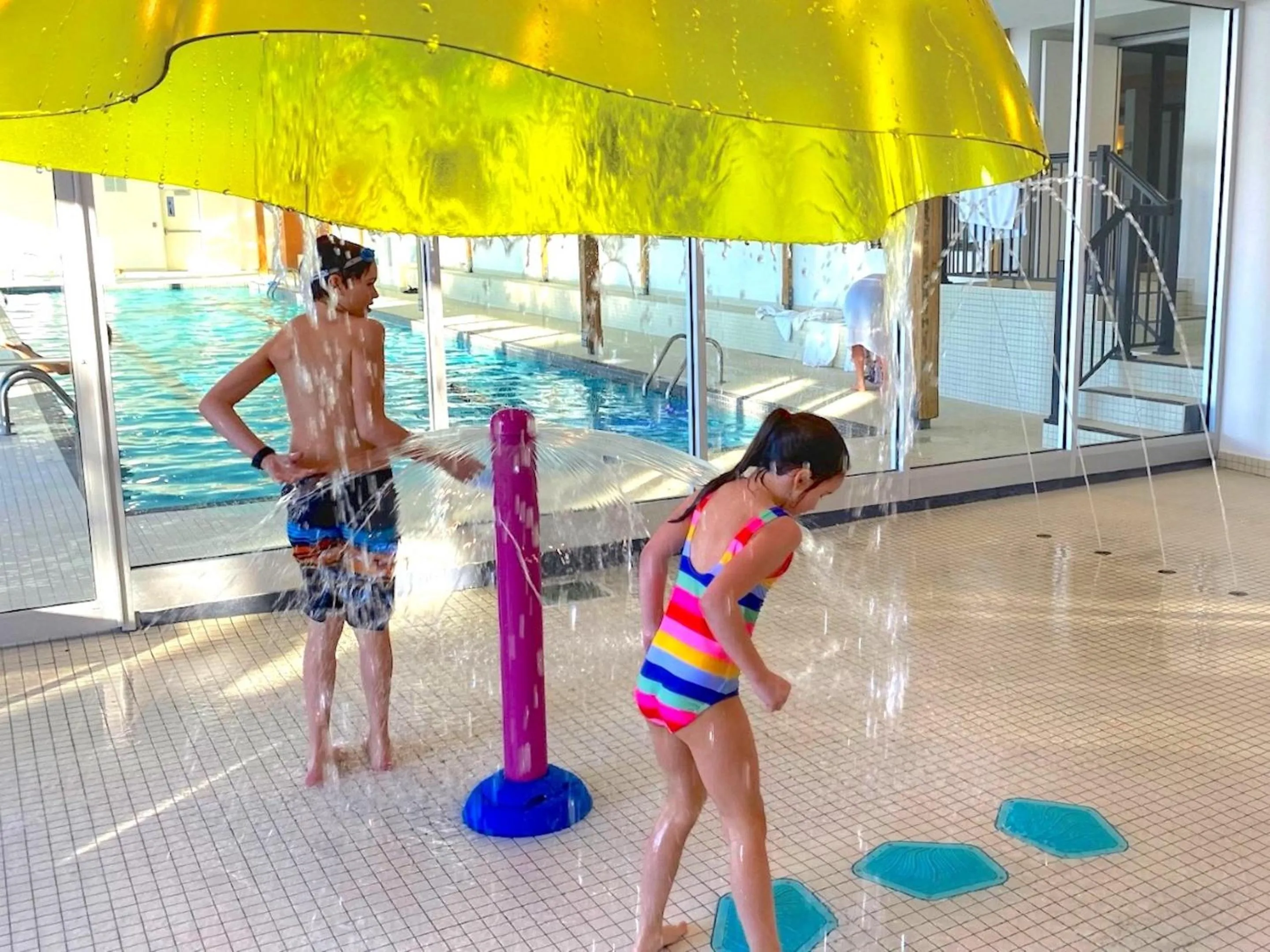 Aqua park in Auberge Des Îles