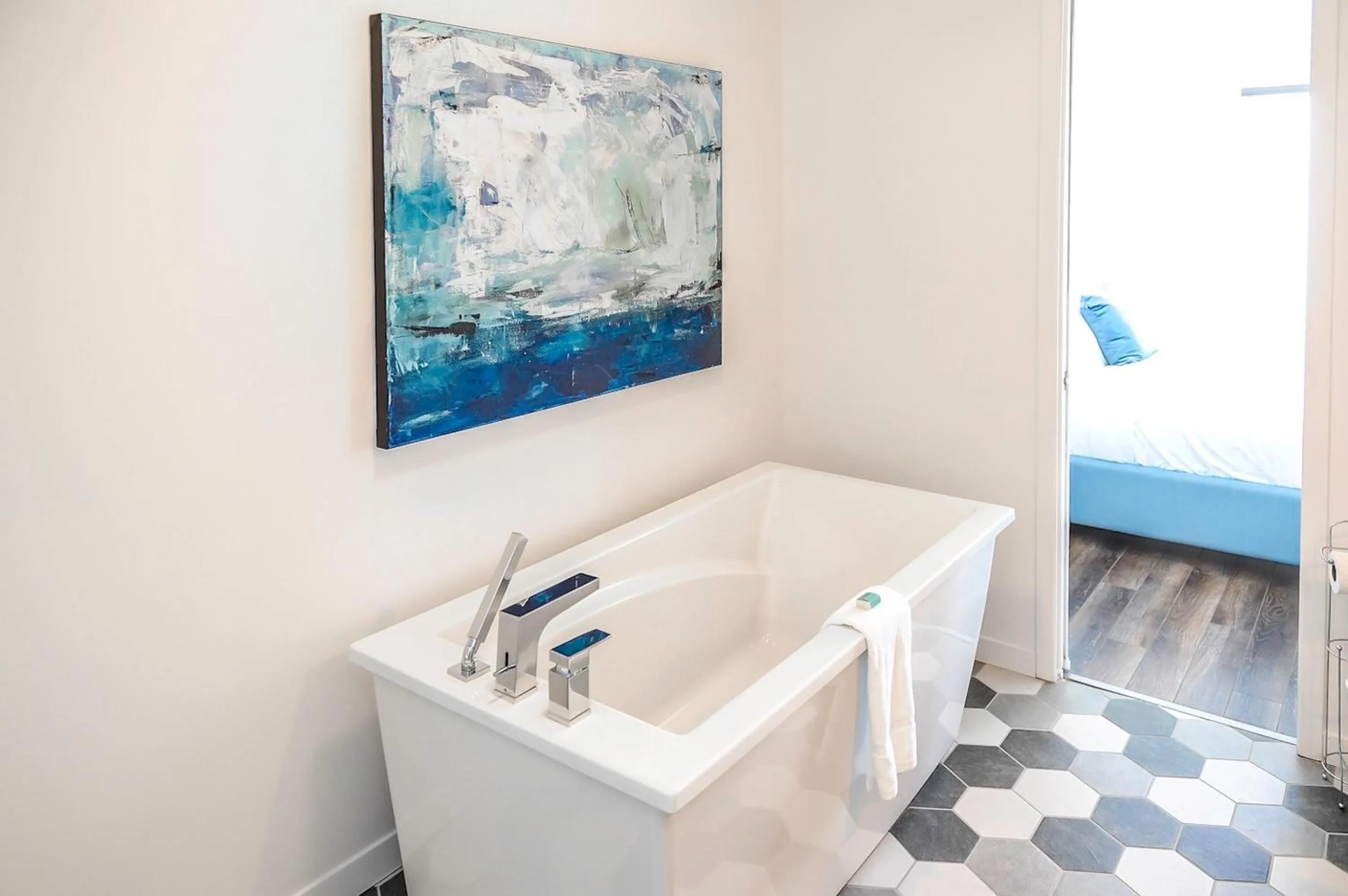 Bathroom in Auberge Des Îles