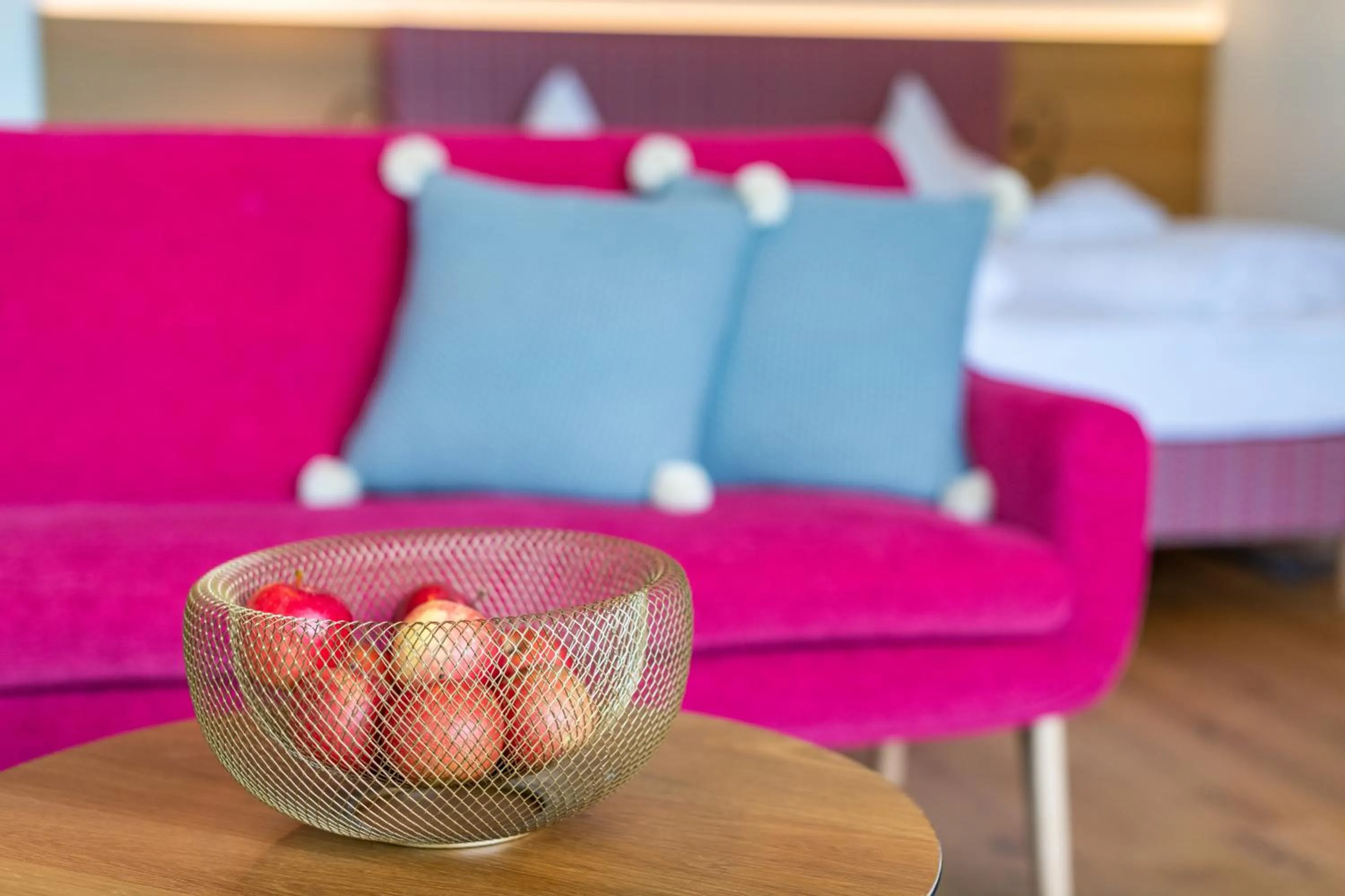 Decorative detail, Bed in Der Verdinser Hof