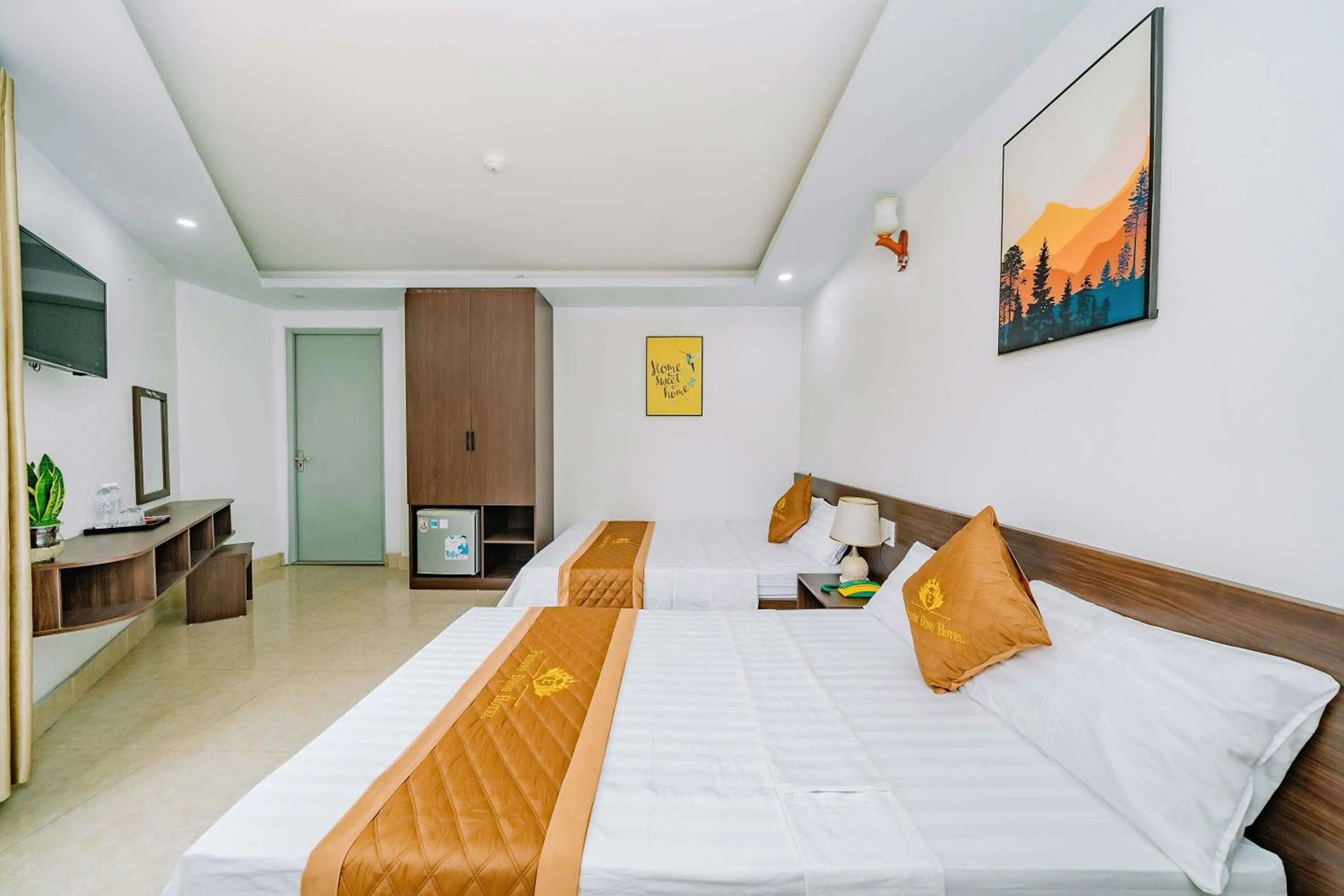 Bed in Phuong Dong Hotel