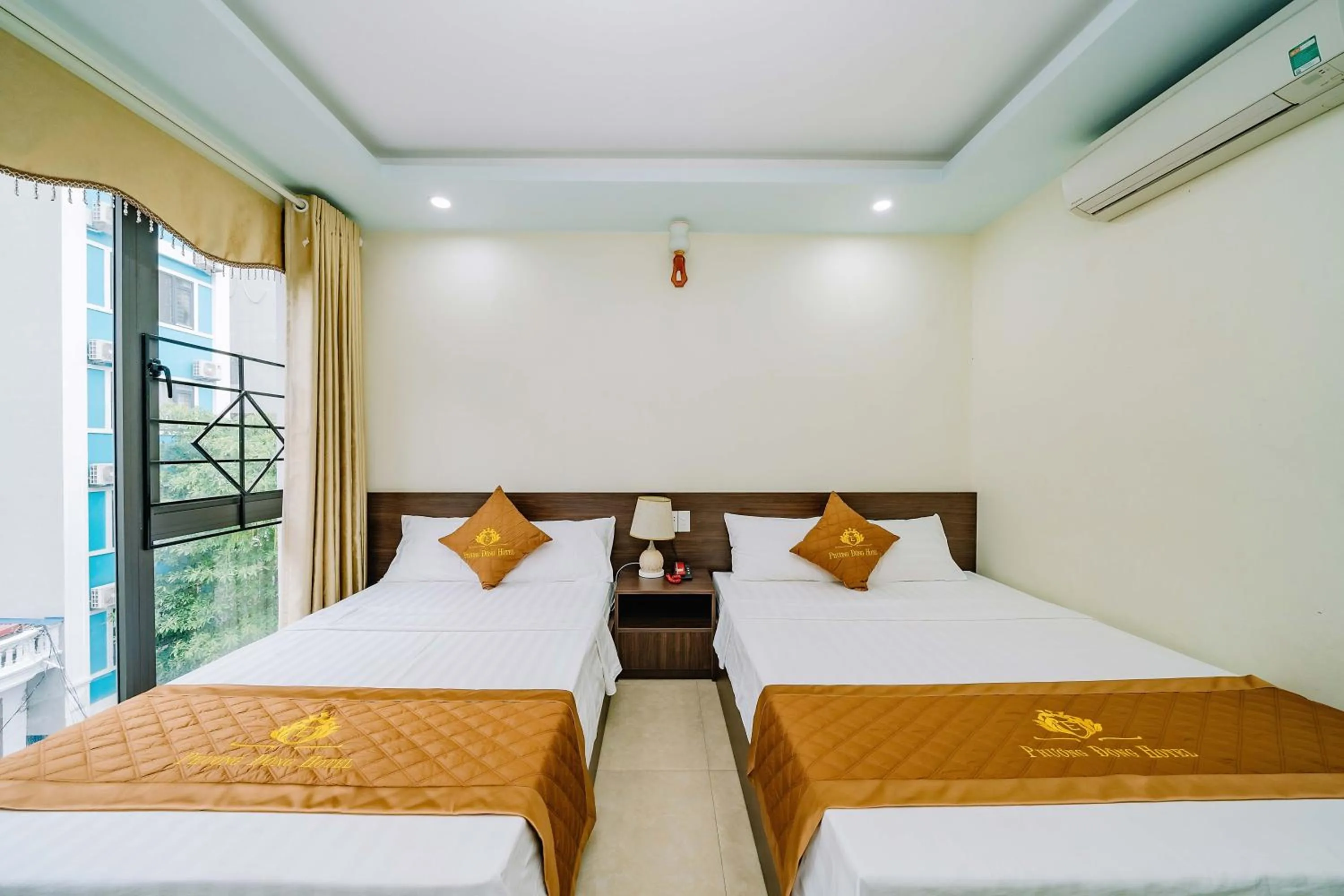 Bed in Phuong Dong Hotel