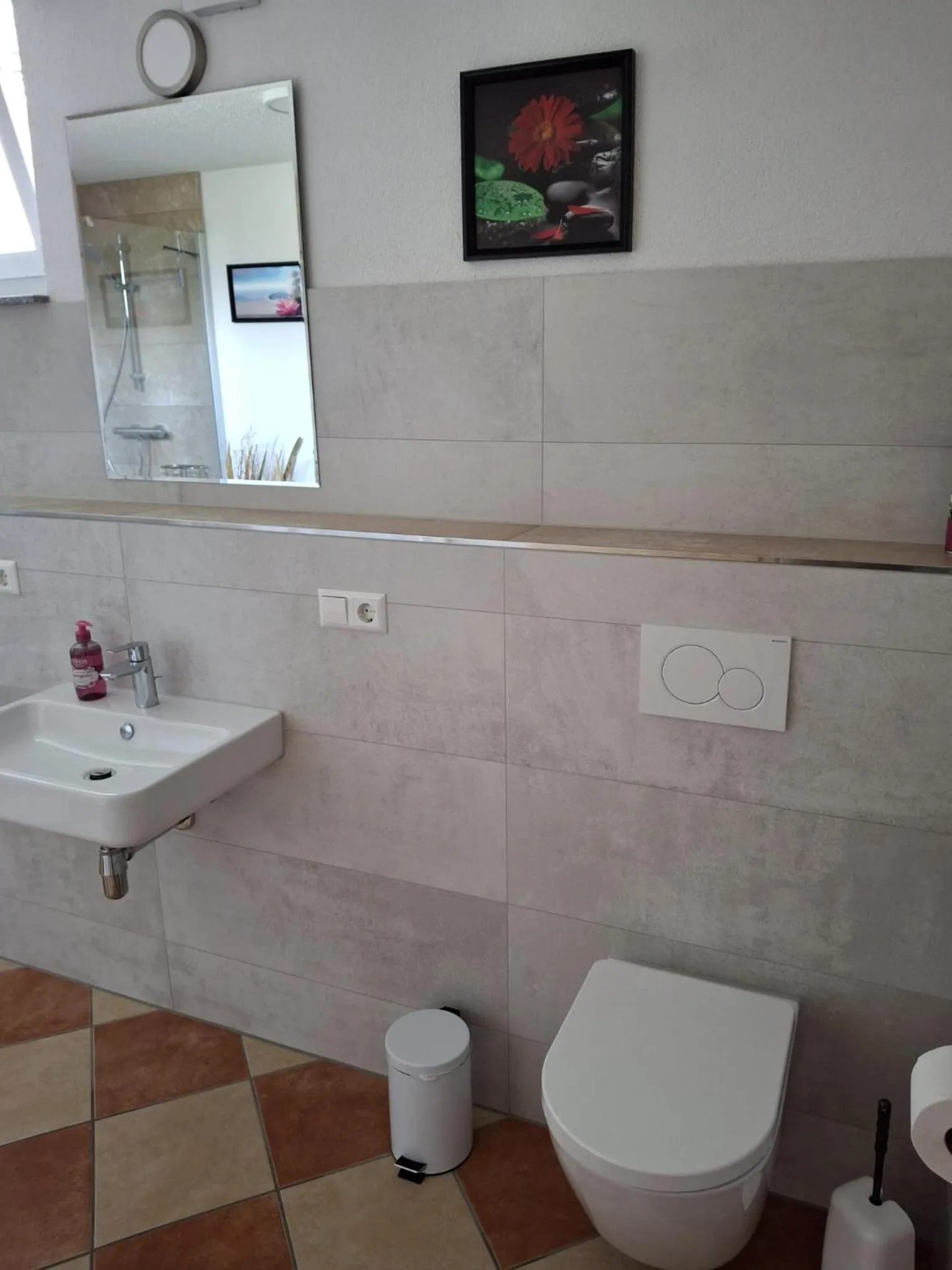 Toilet in Pension Sieg