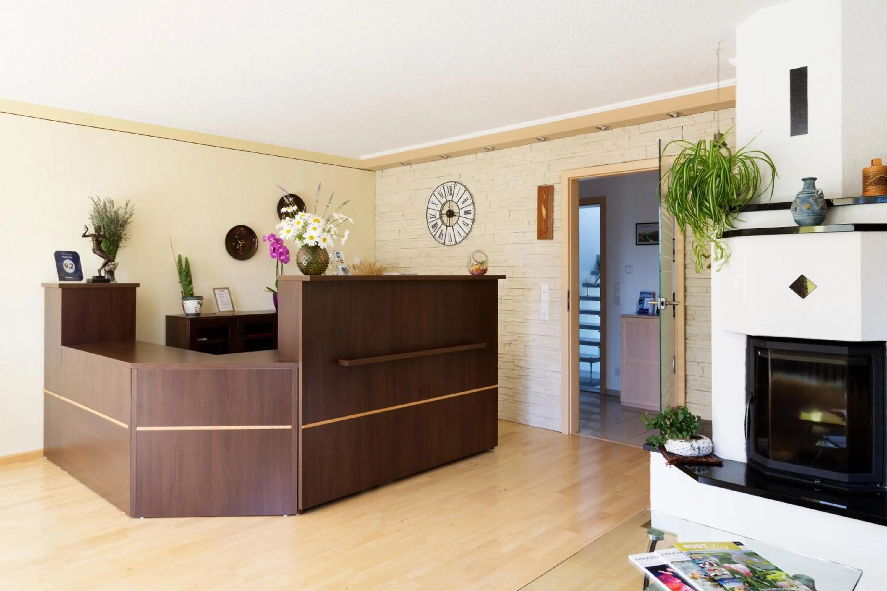 Lobby or reception in Pension Sieg