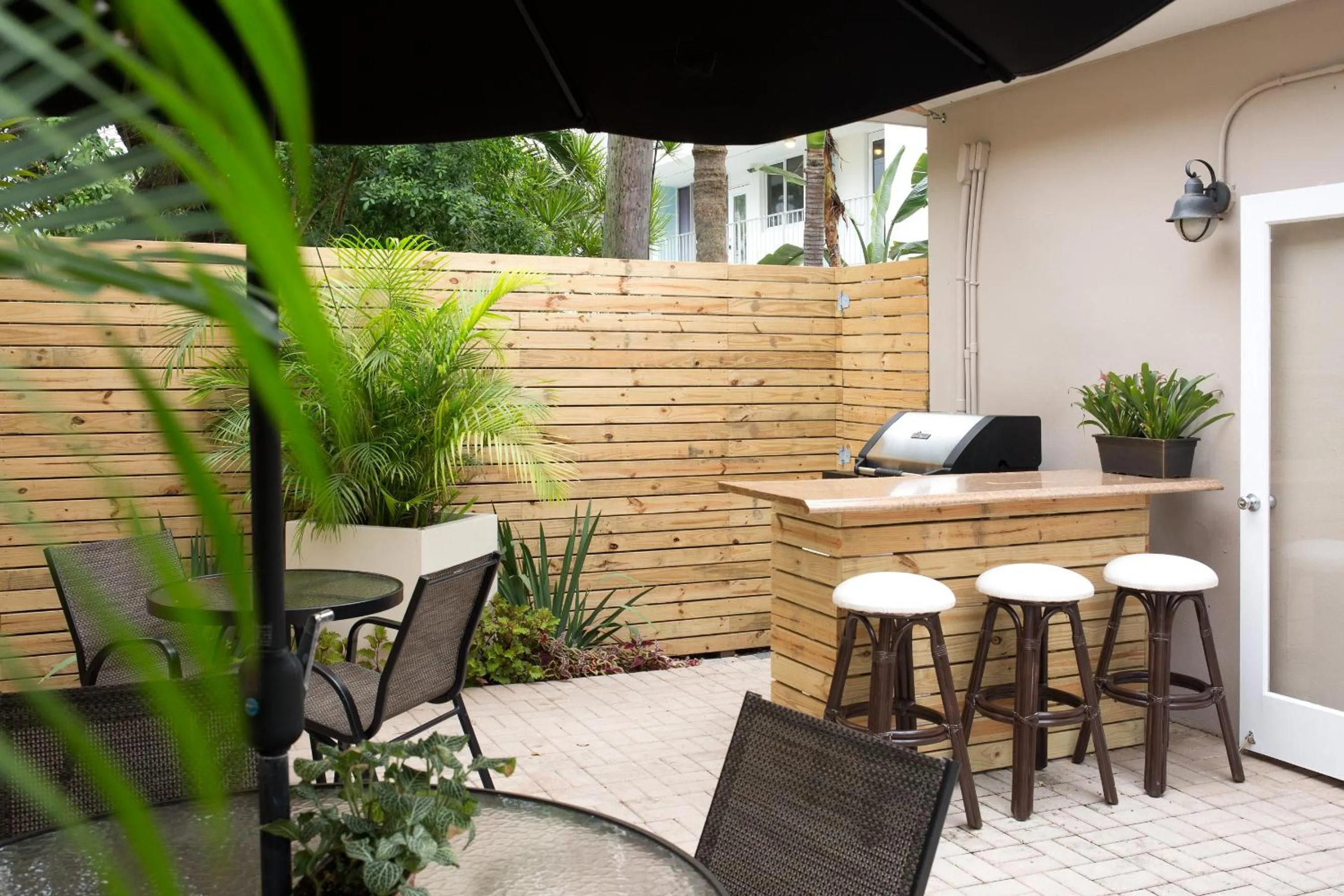 BBQ facilities in The Grand Resort and Spa & Worthington All Male