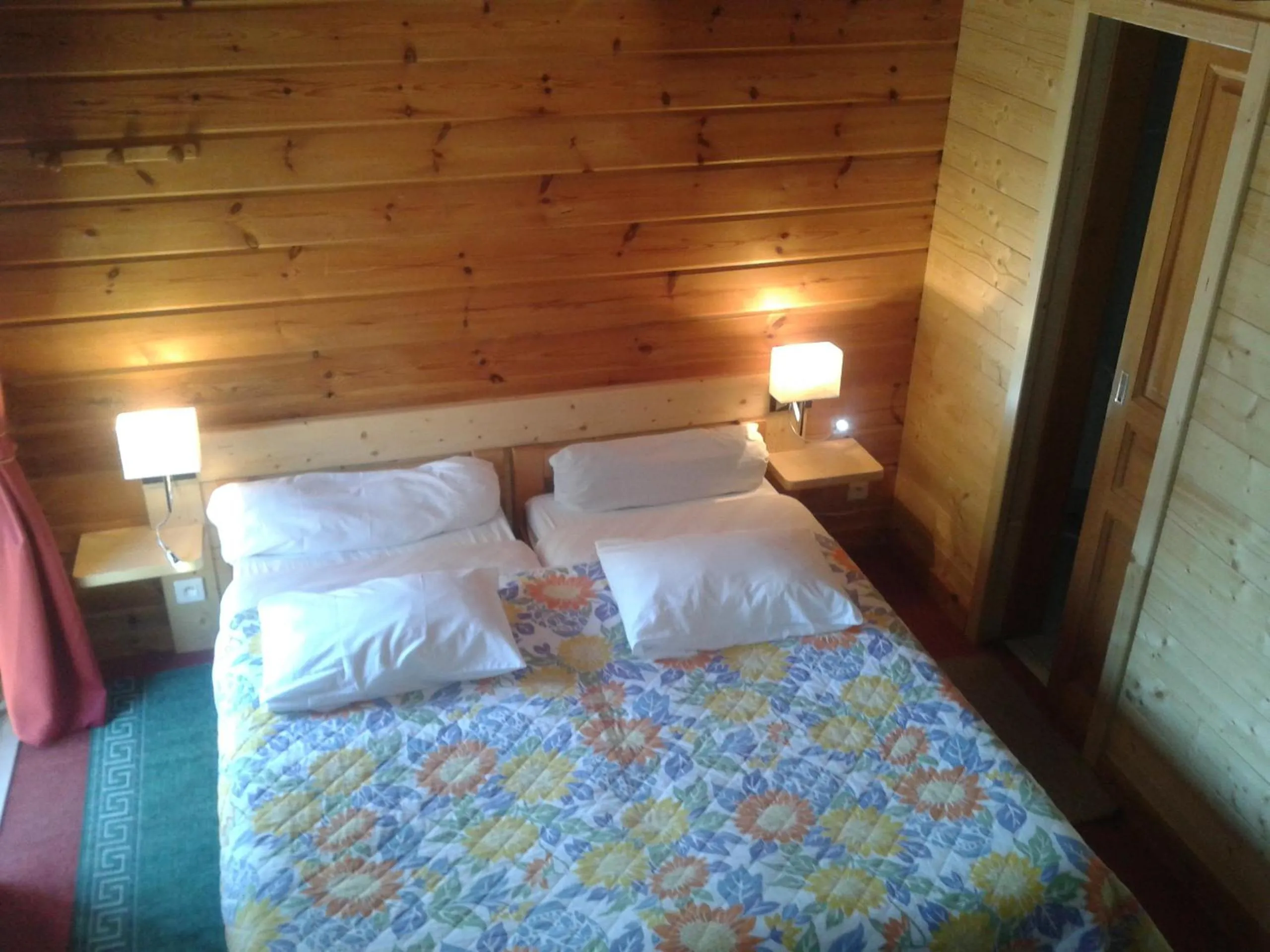 Bed in Hotel Restaurant Home Des Hautes Vosges