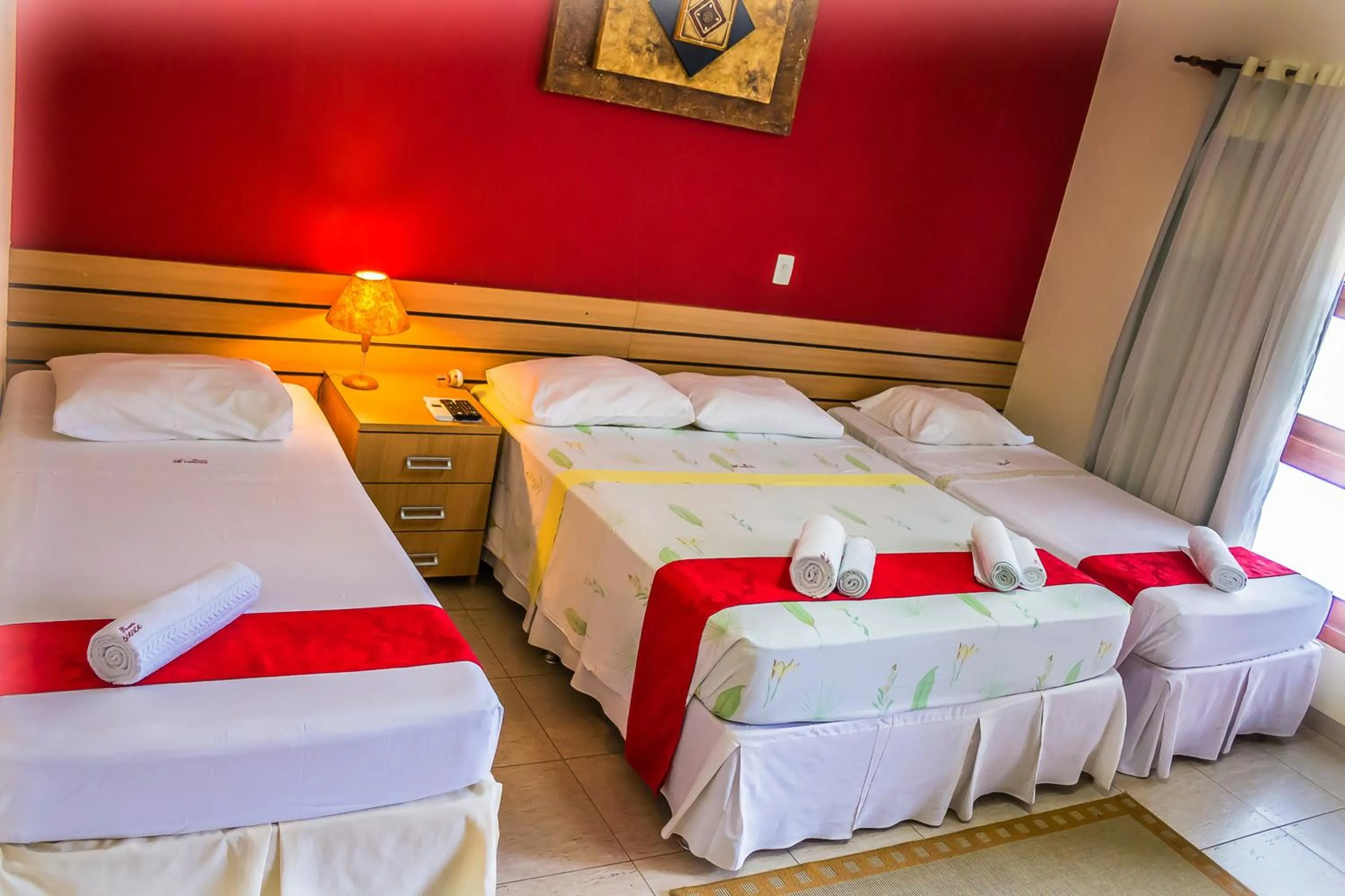 Bed in Pousada L'essence