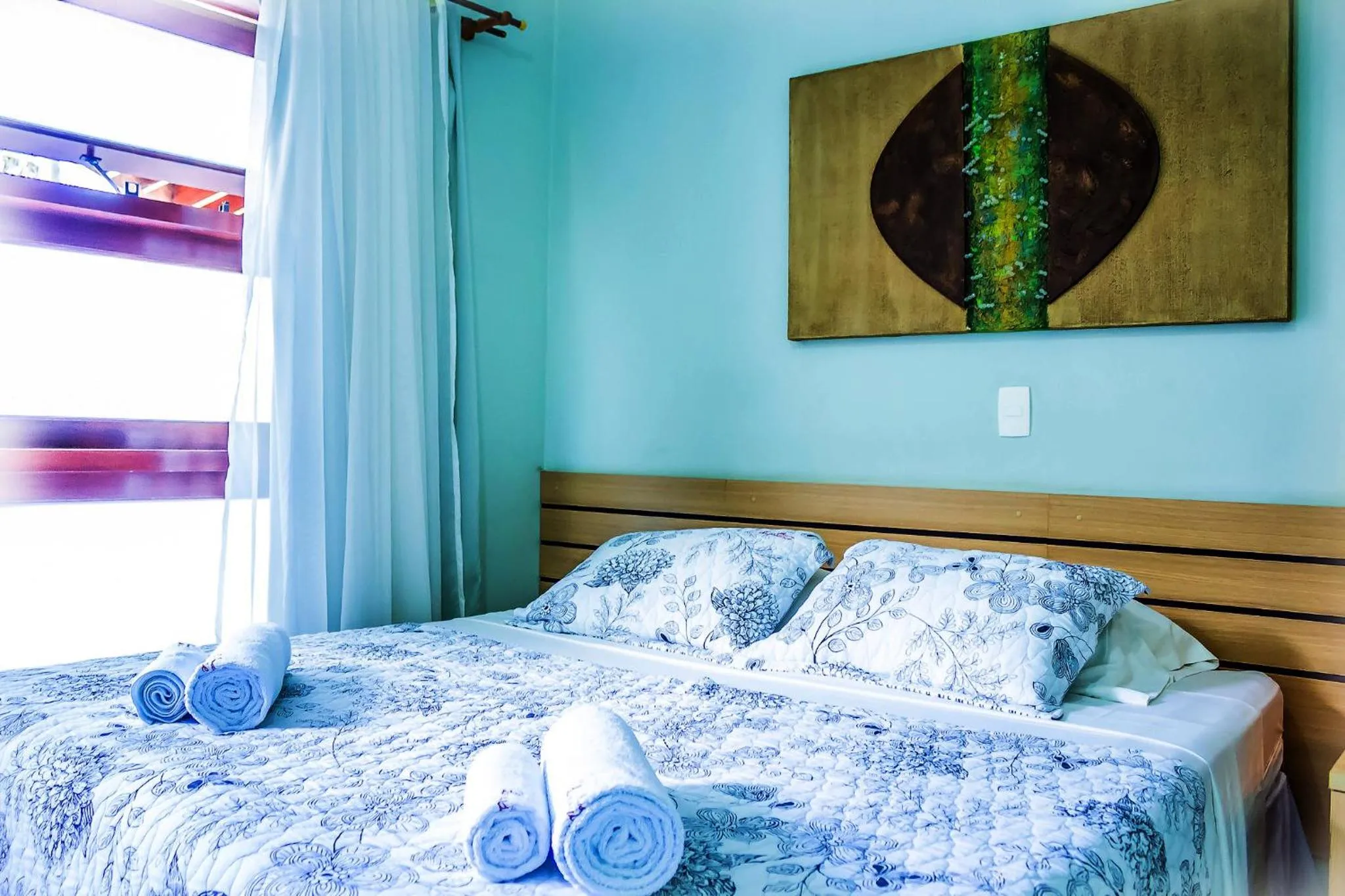 Bed in Pousada L'essence