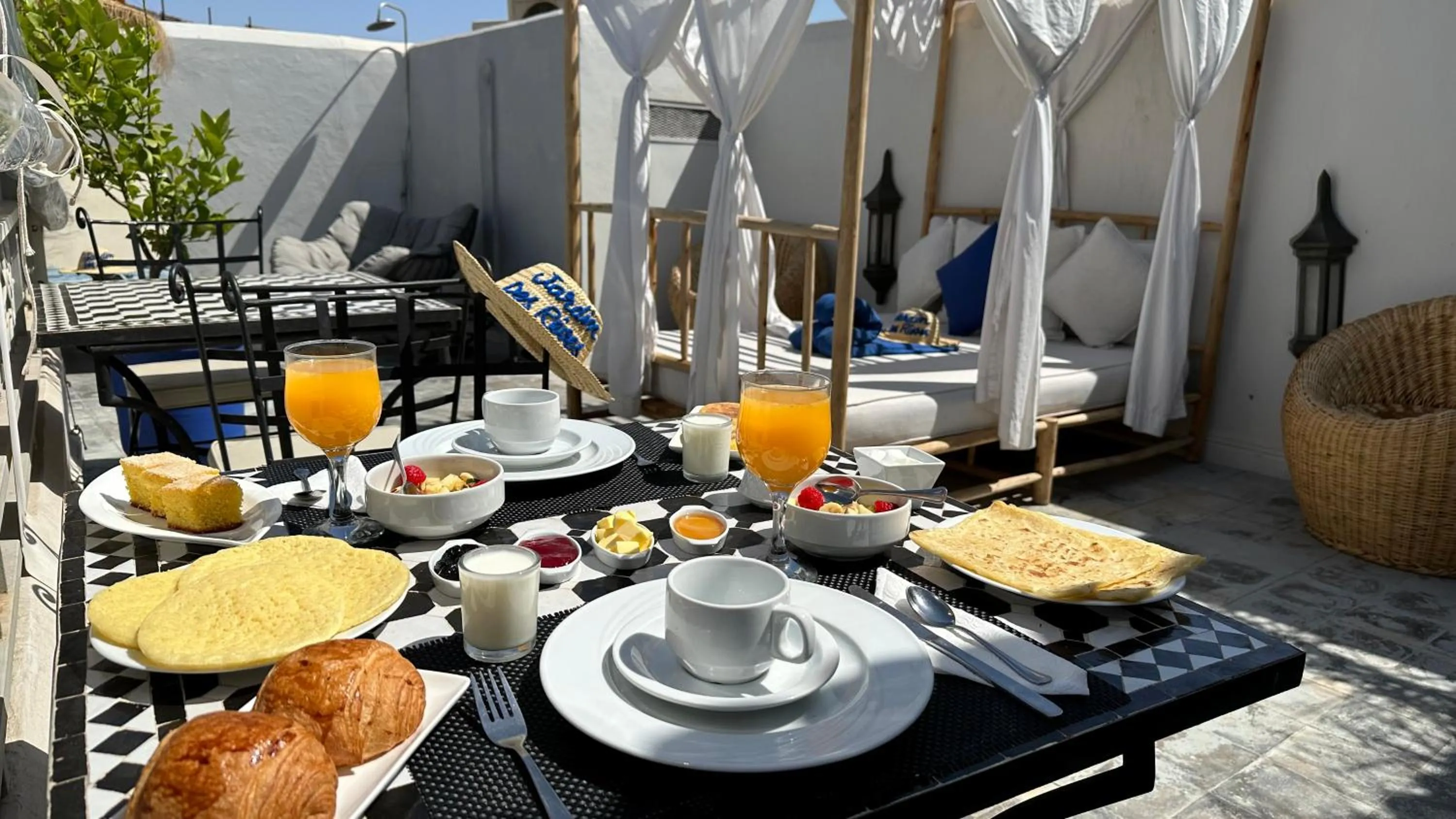 Balcony/Terrace in Riad Jardin Des Rêves
