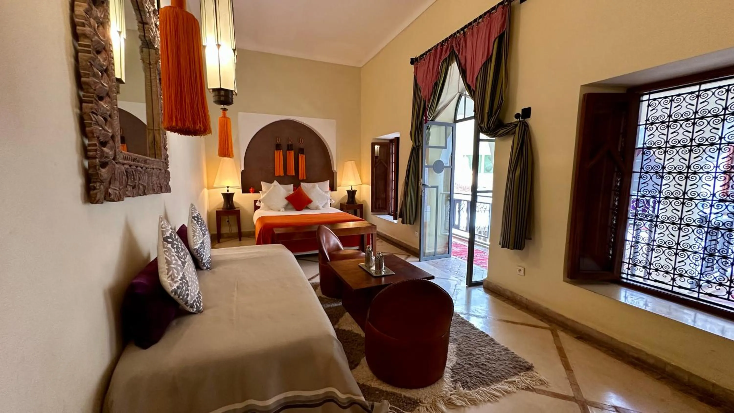 Bedroom, Bed in Riad Jardin Des Rêves