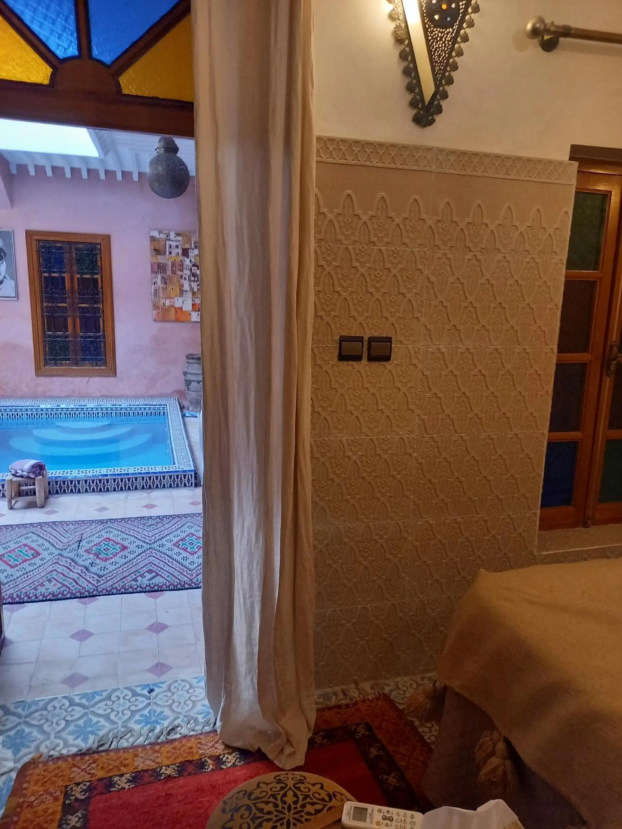 Bedroom in Riad Zayane Atlas