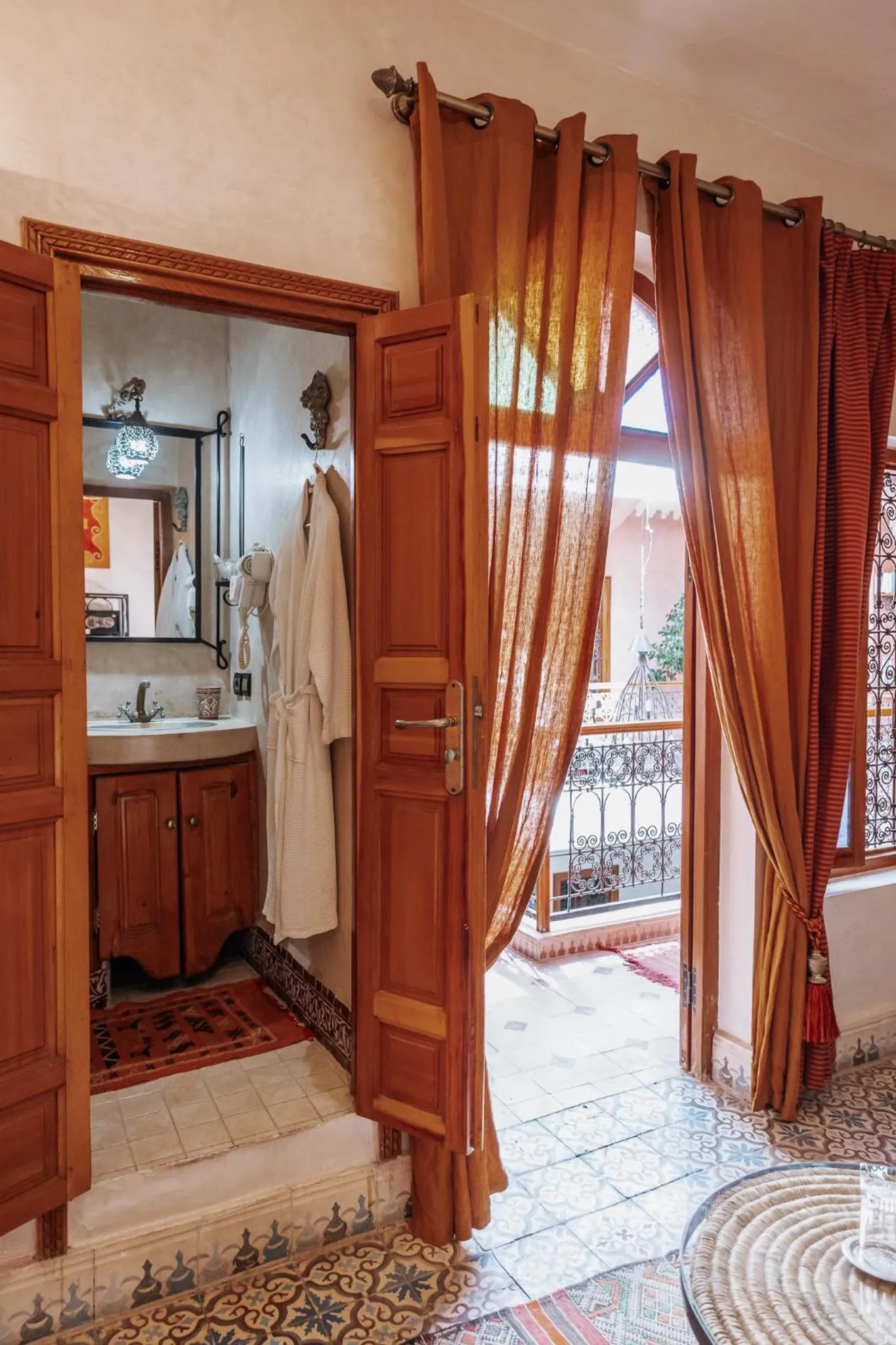 Bedroom in Riad Zayane Atlas