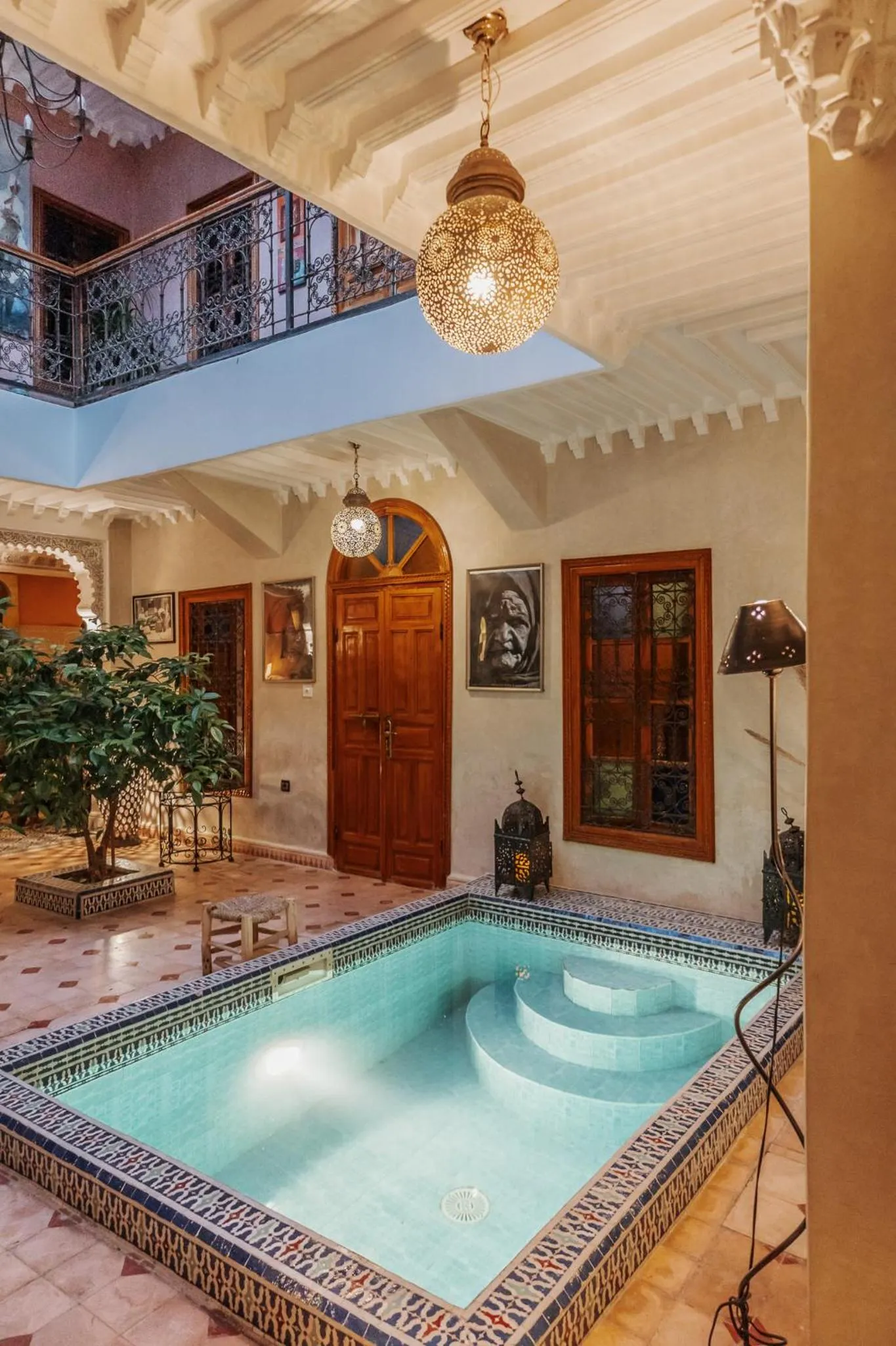 Patio in Riad Zayane Atlas