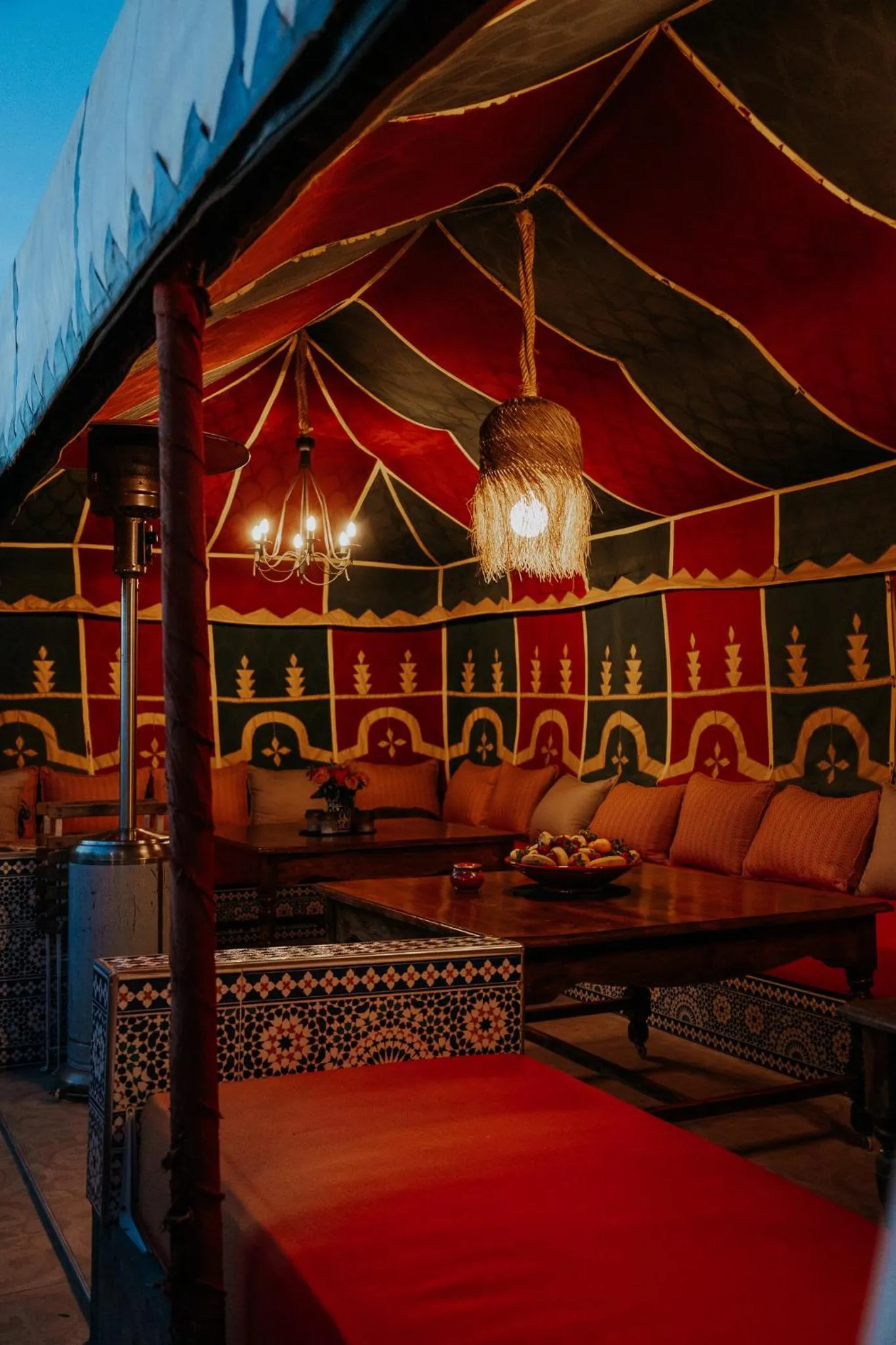 Patio in Riad Zayane Atlas