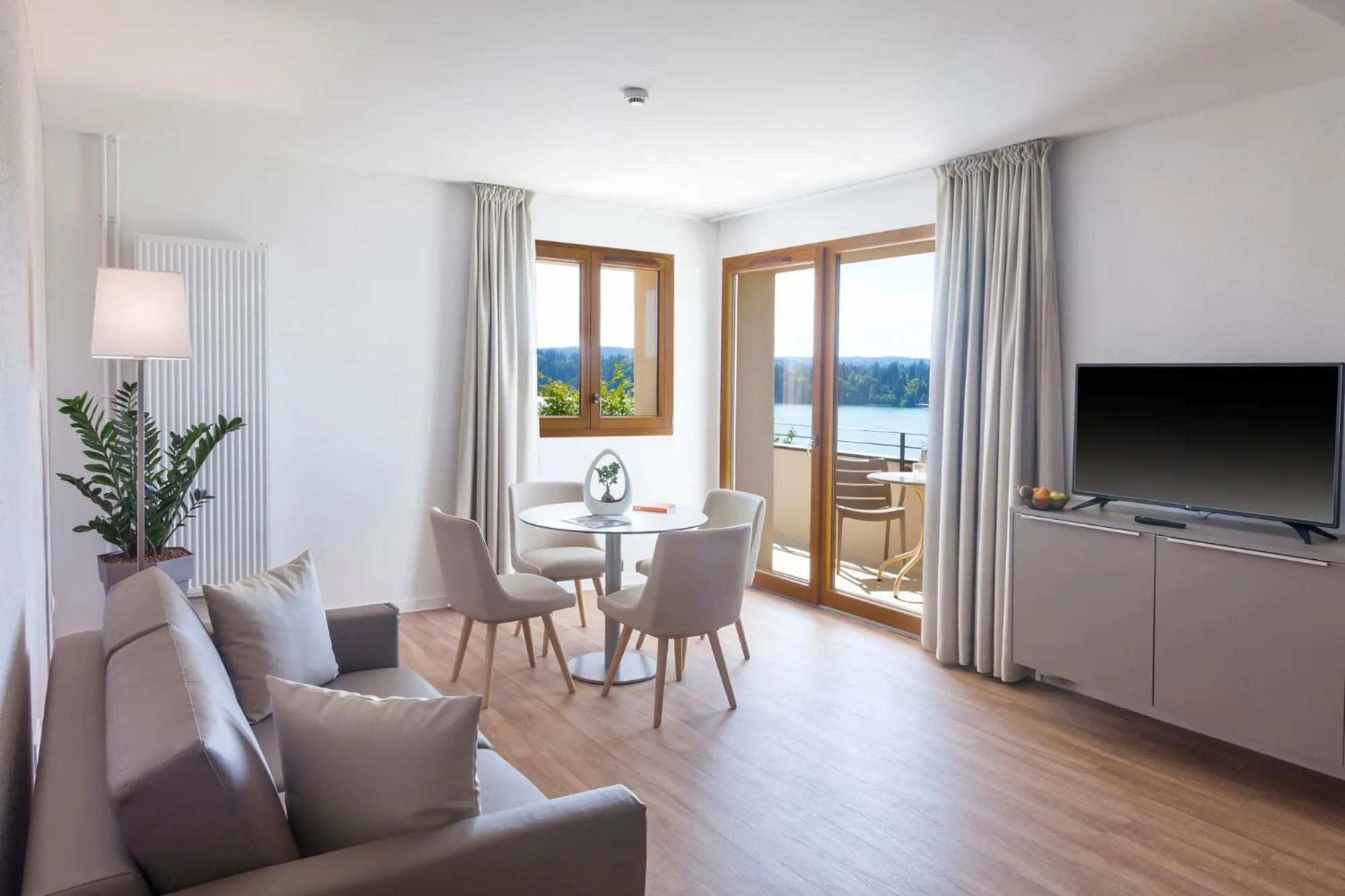 TV and multimedia in Hotel Spa Les Rives Sauvages