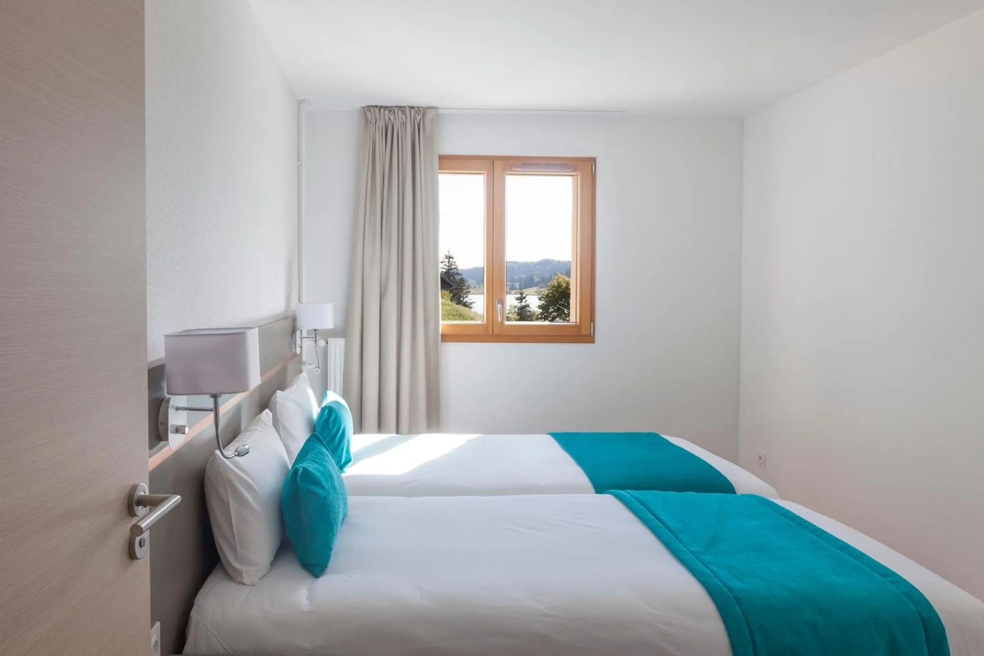 Bedroom, Bed in Hotel Spa Les Rives Sauvages