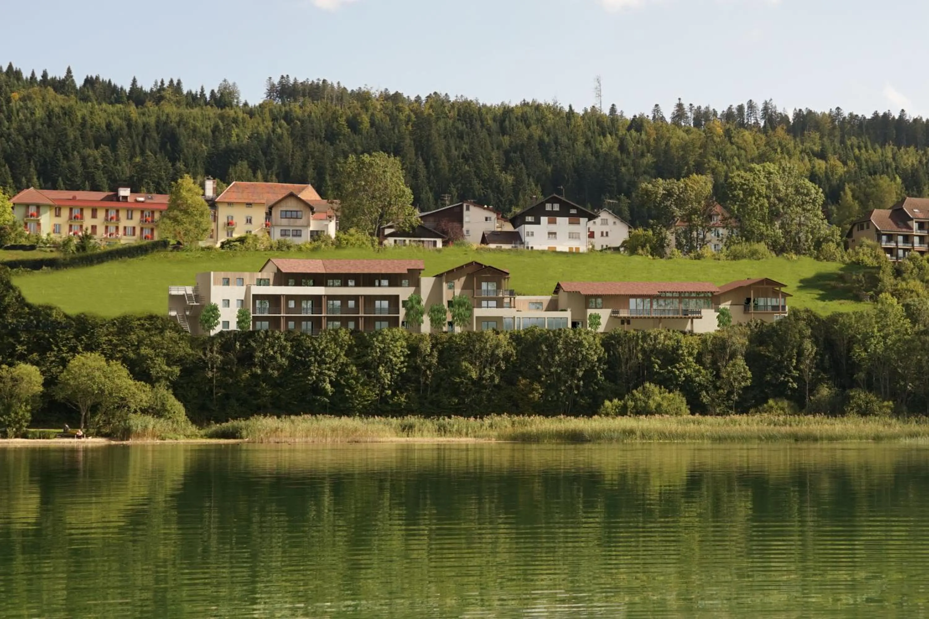 Property building in Hotel Spa Les Rives Sauvages