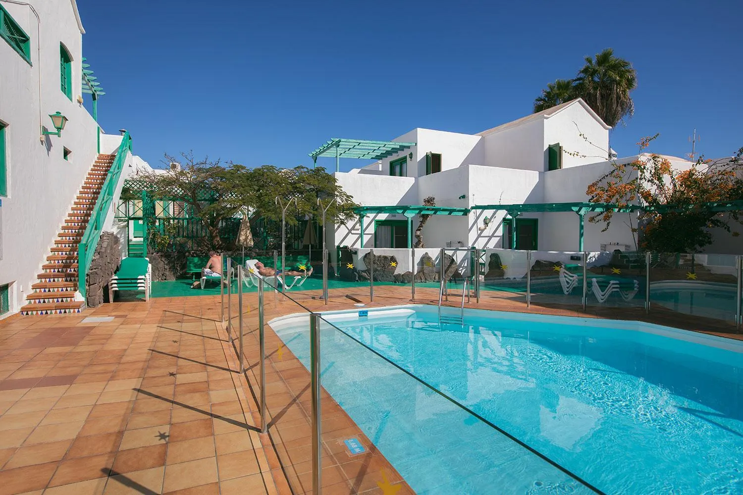 Swimming pool in Apartamentos Celeste