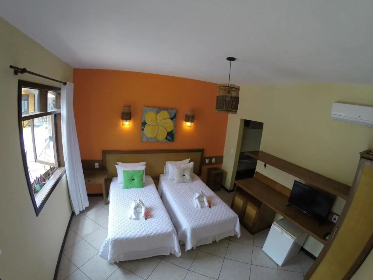 Bed in Anauí Pousada